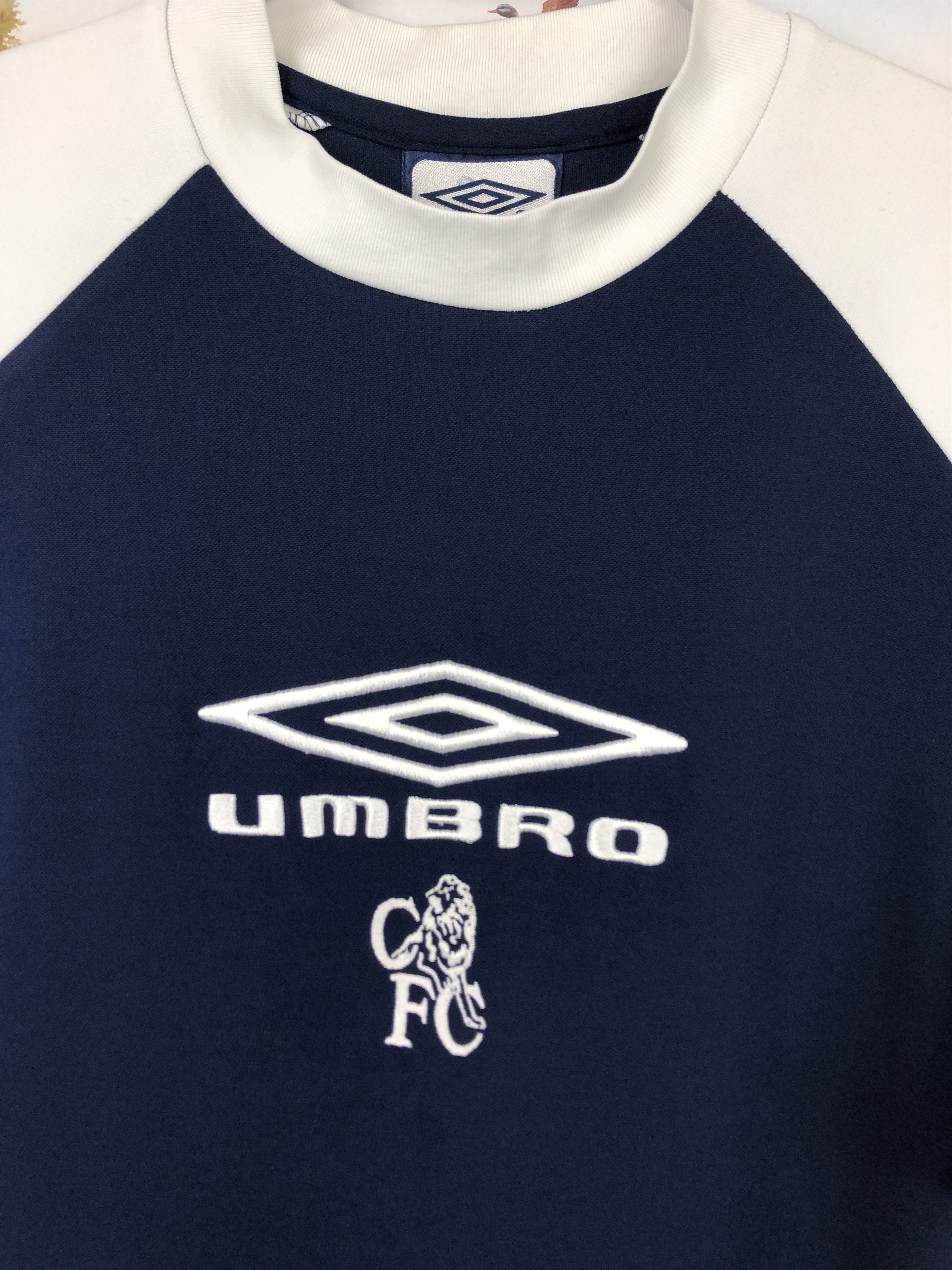 Umbro Vintage 90's Umbro Chelsea Football Shirt Soccer Tee Hype Size US M / EU 48-50 / 2 - 3 Thumbnail