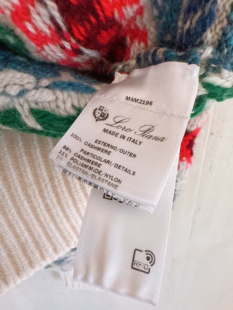 Loro Piana LORO PIANA Colorful Fel Island cardigan sweater coat Size M / US 6-8 / IT 42-44 - 8 Thumbnail