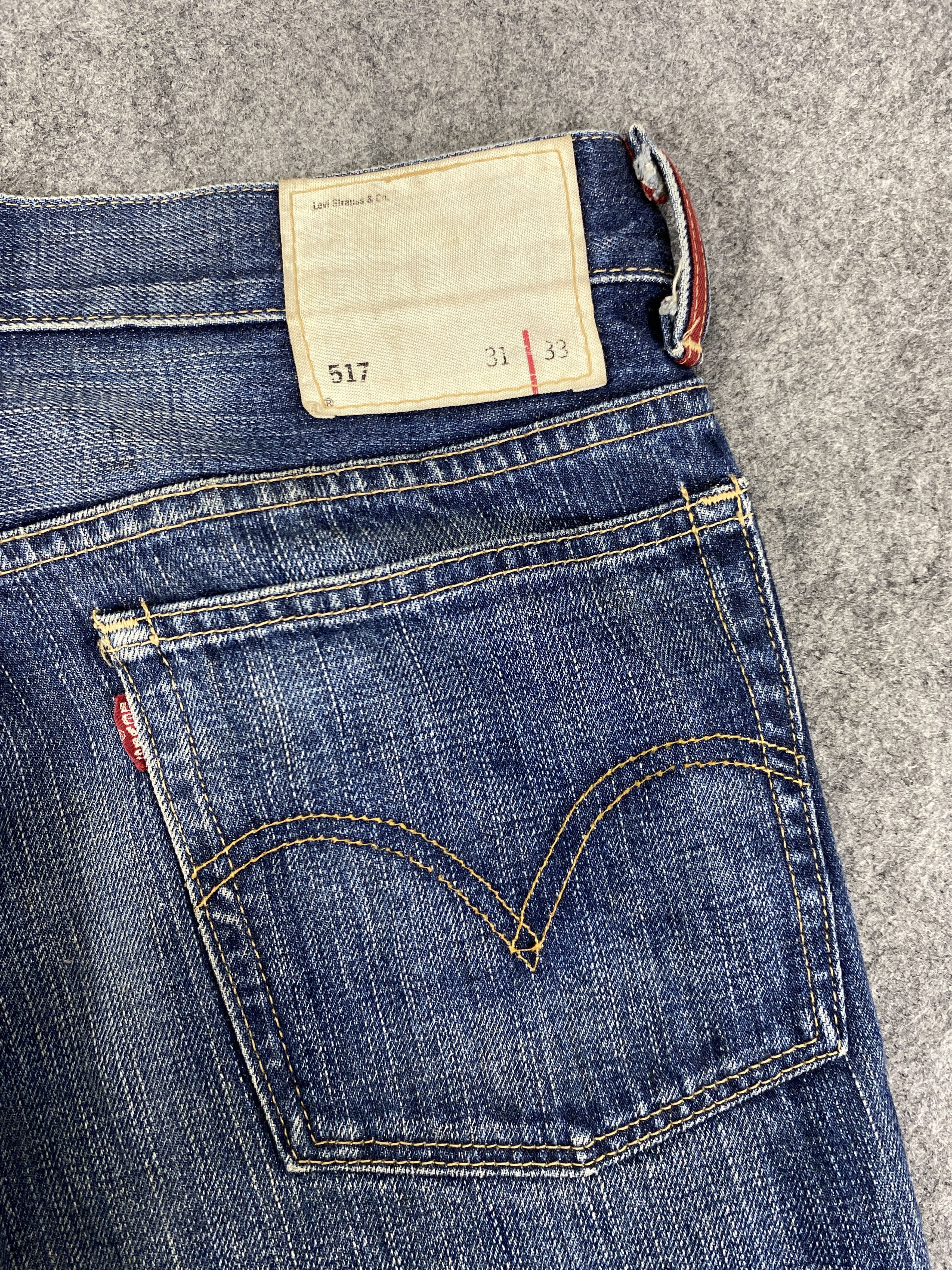 Japanese Brand Faded Blue Vintage Levi's 517 Flare Jeans 31x30.5 - JN3298 Size US 31 - 11 Thumbnail