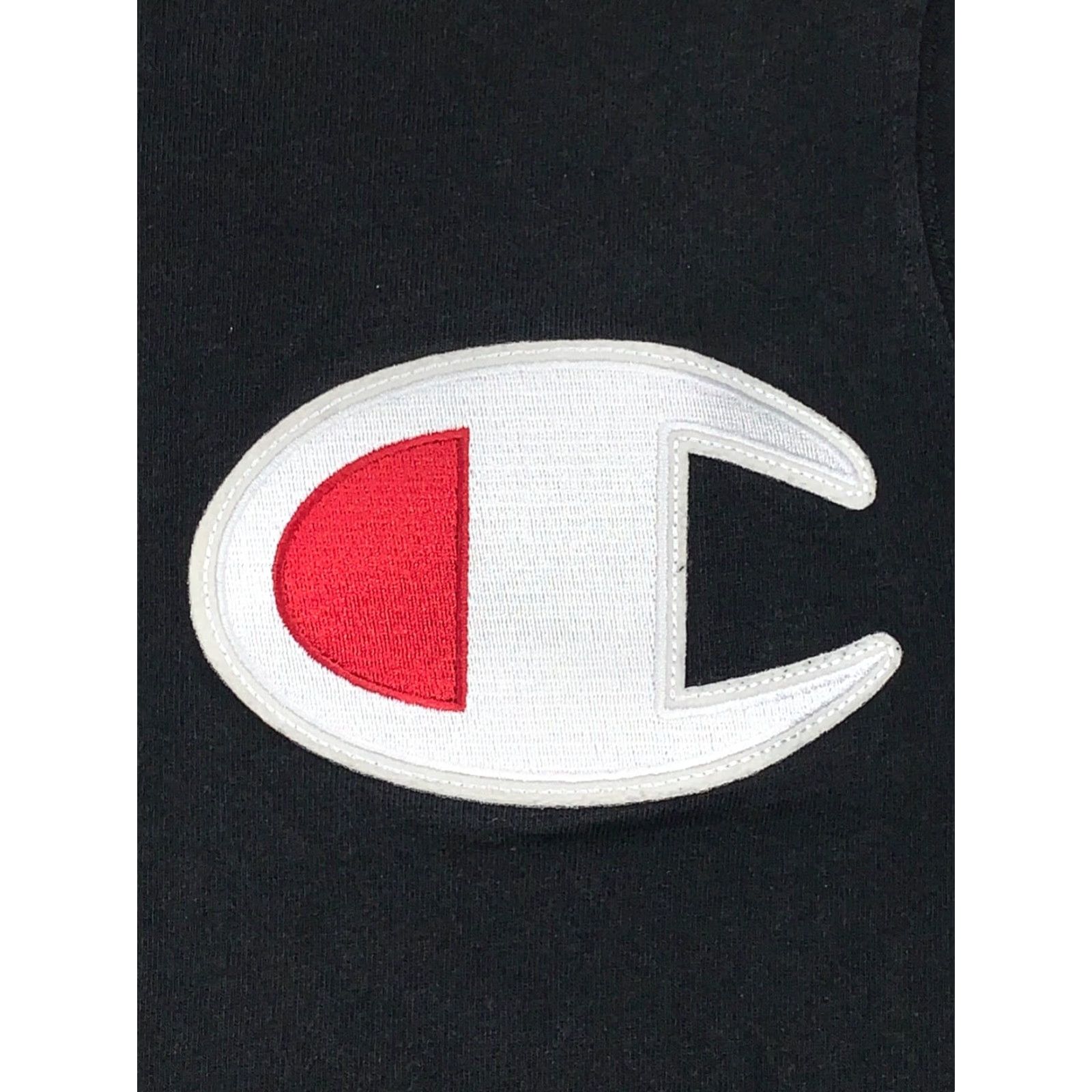 Champion VINTAGE Champion T-Shirt Black M Short Sleeve 90s Logo Embroidered Casual Mens Size US M / EU 48-50 / 2 - 2 Thumbnail