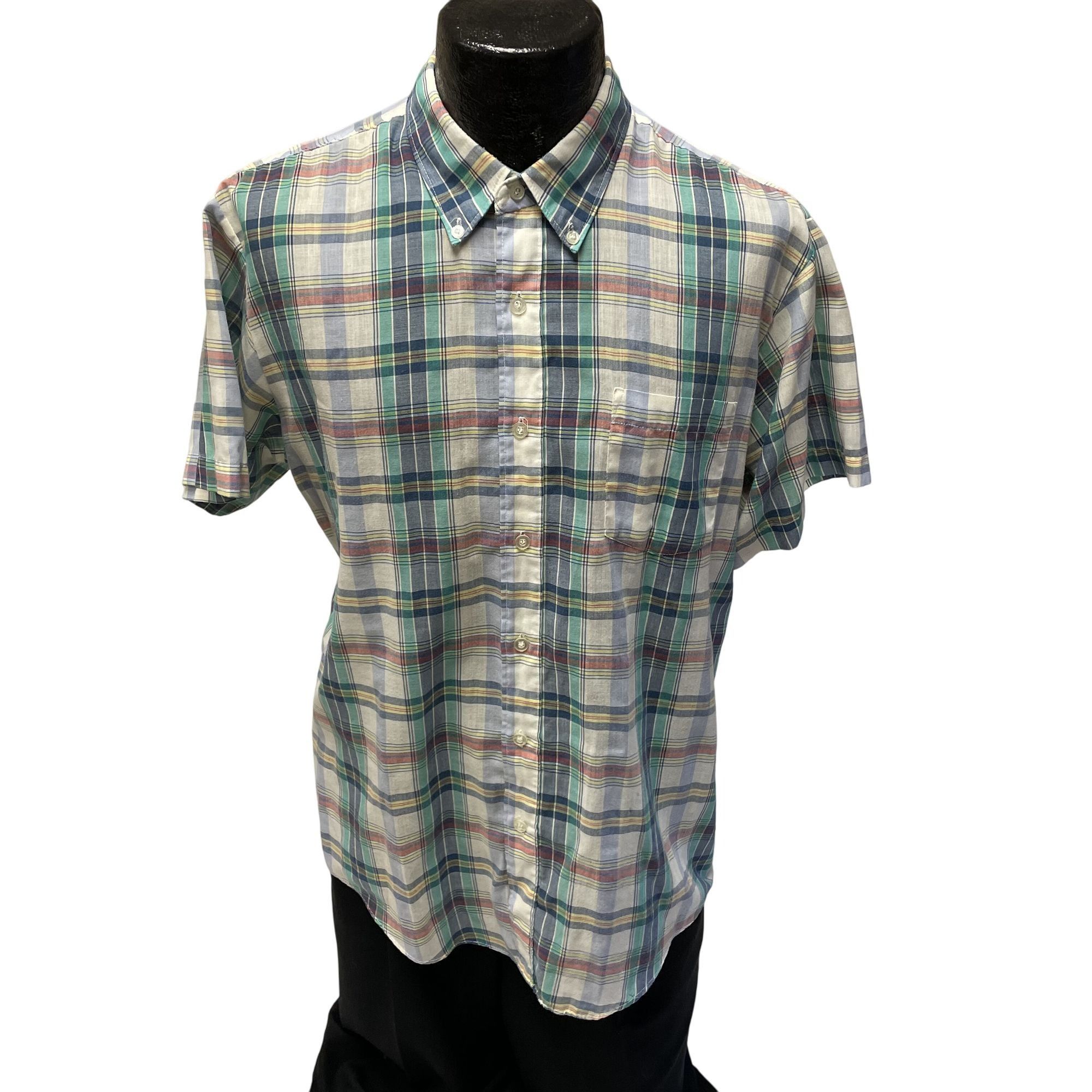 McGregor Vtg McGregor Contemporary Pastel Multicolor Madras Shirt Size US L / EU 52-54 / 3 - 2 Thumbnail