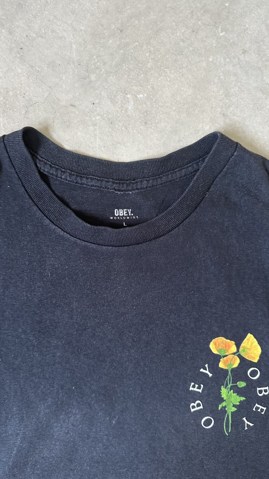 Obey OBEY PROPAGANDA FLOWER TEE Size US M / EU 48-50 / 2 - 5 Thumbnail