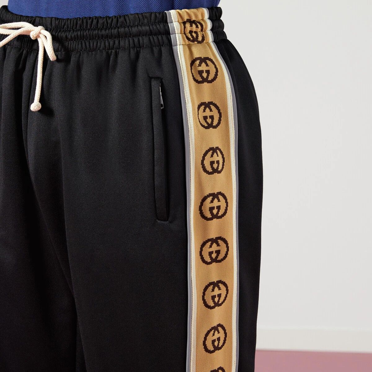 o1s1wg110925 Loose Technical Jersey Jogging Pant Multicolor