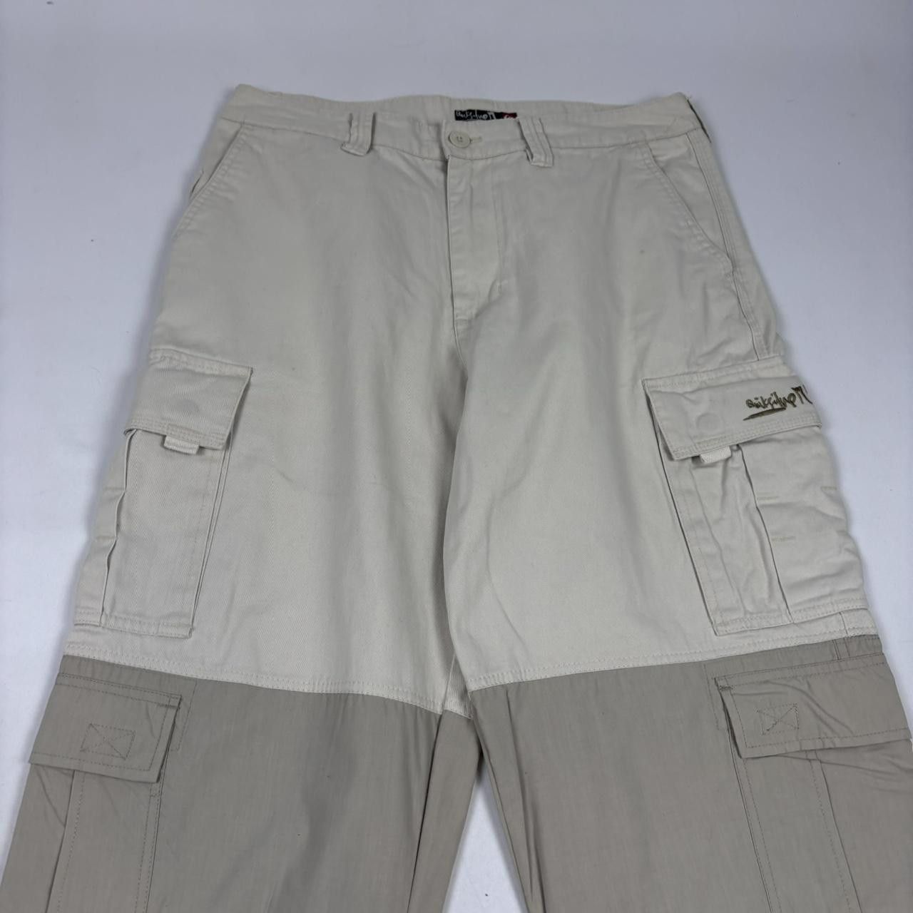 Japanese Brand × Vintage Custom 1:1 gradient flared cargo pants Size US 35 - 3 Thumbnail