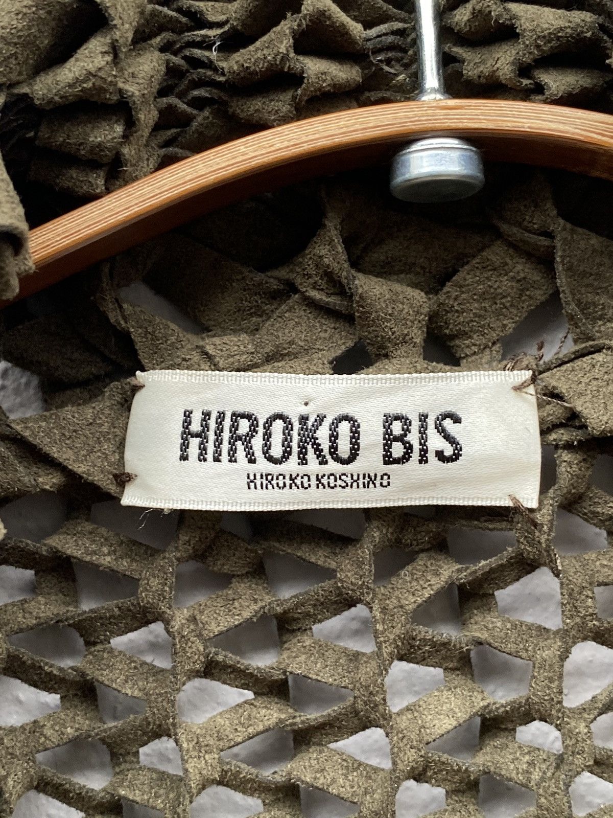 Hiroko Koshino Homme 💥Archived💥 HIROKO KOSHINO Pleated 3D Mesh Knit Spider Web Size S / US 4 / IT 40 - 3 Thumbnail