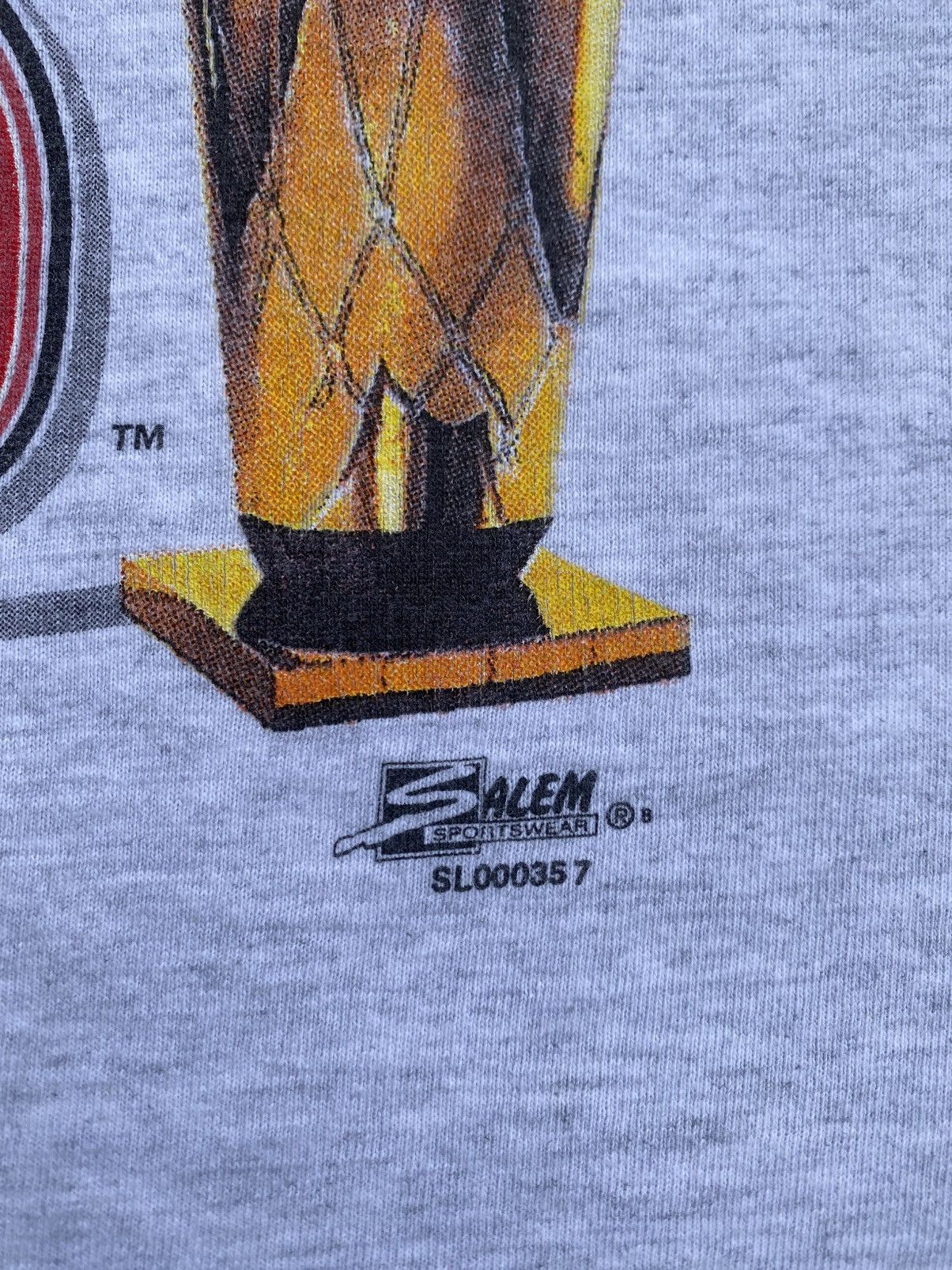 NBA Rare Vintage NBA Chicago Bulls 1993 World Champion Tshirt Size US M / EU 48-50 / 2 - 12 Thumbnail