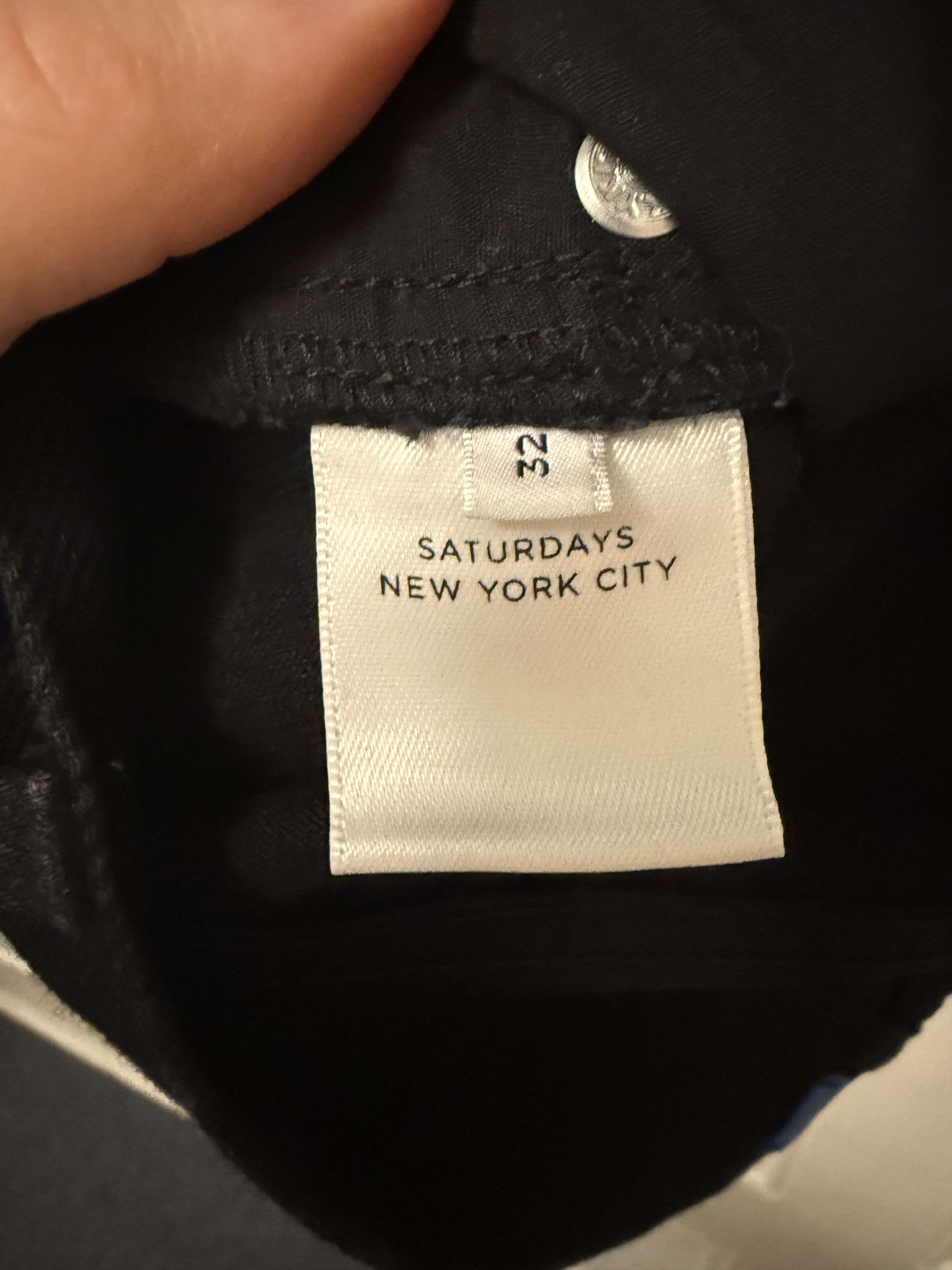 Saturdays NYC Saturdays NYC Black Jeans Size US 32 / EU 48 - 3 Thumbnail