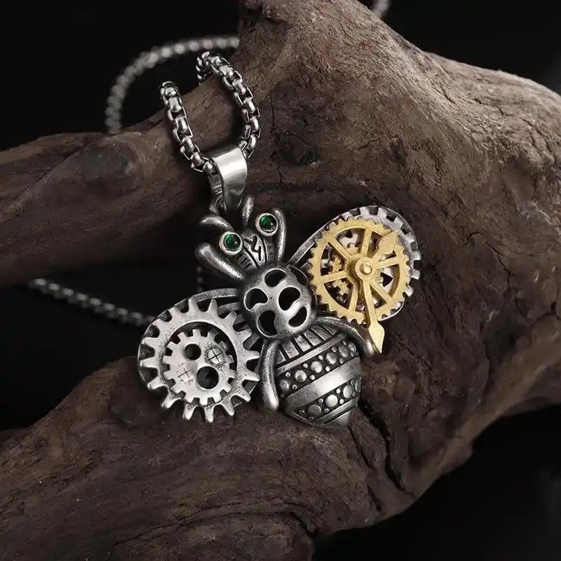Jewelry × Vintage Vintage Steampunk Necklace Size ONE SIZE - 2 Thumbnail