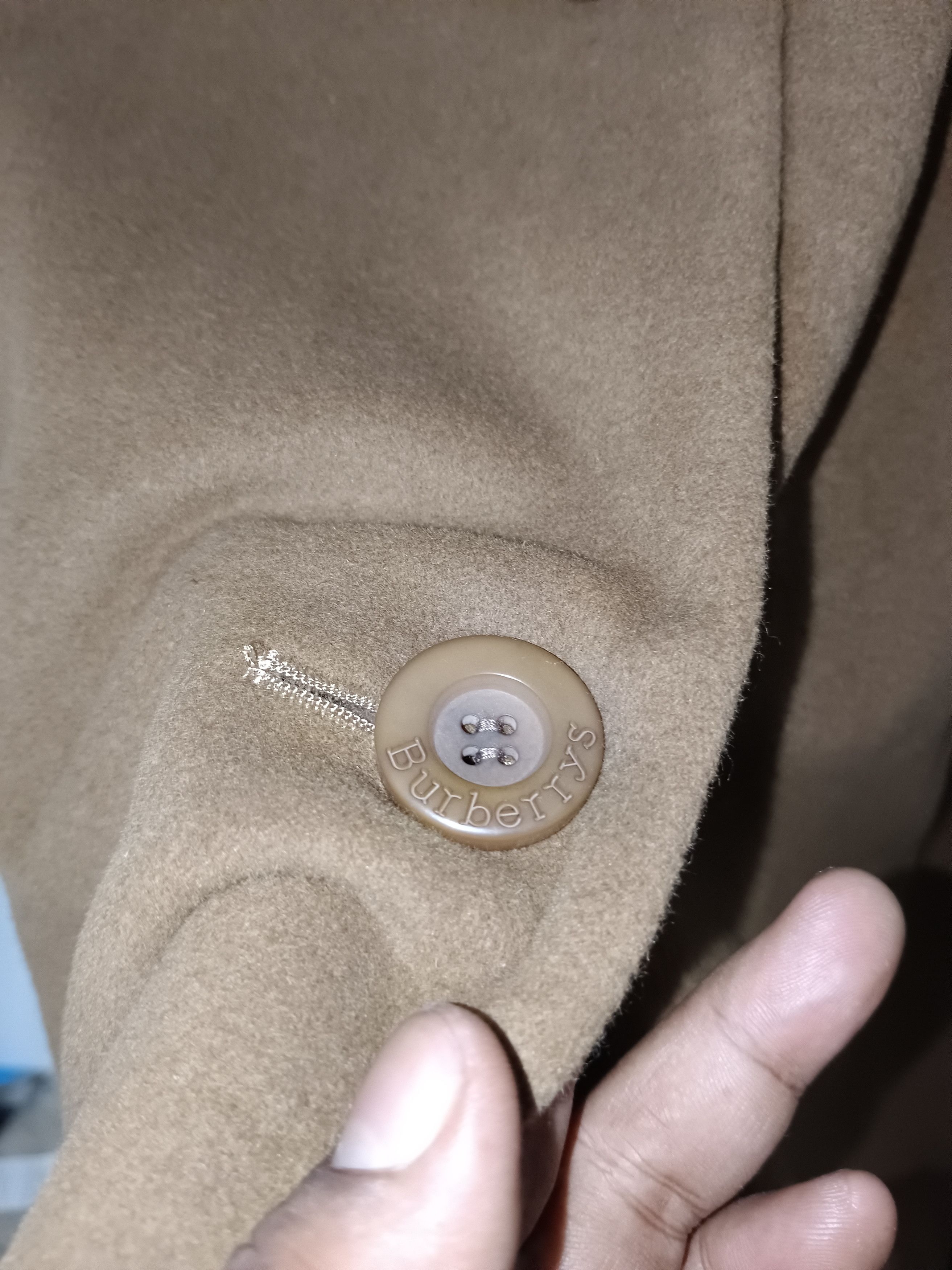 Burberry Burberrys Angora Coat Jacket Size US L / EU 52-54 / 3 - 3 Thumbnail