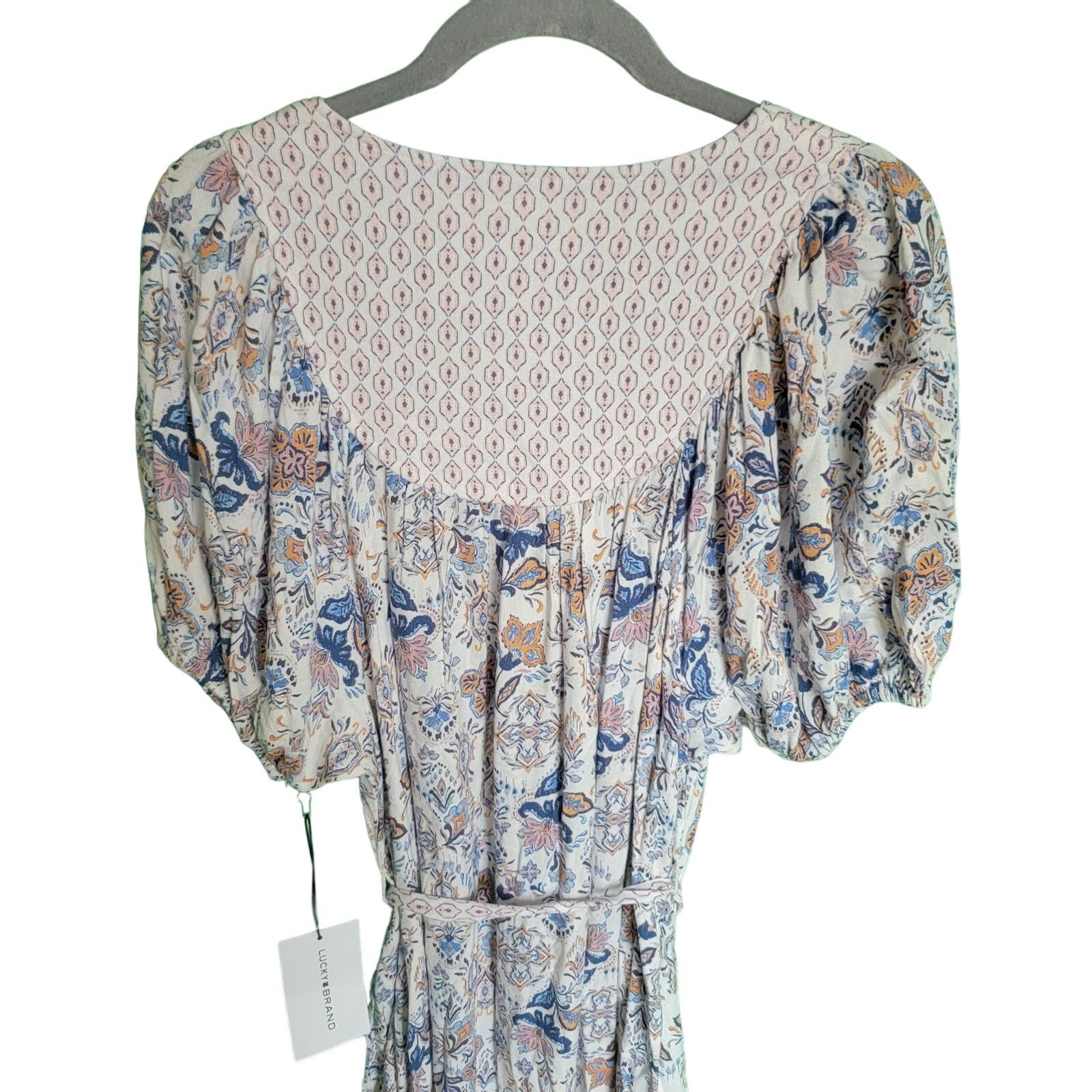 Lucky Brand Lucky Brand Peasant Boho Midi Dress Size Medium Size M / US 6-8 / IT 42-44 - 12 Thumbnail