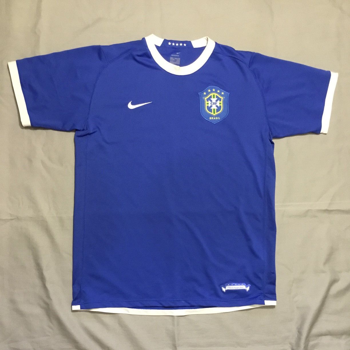 Nike 2004/2005 BRAZIL RARE NIKE SOCCER JERSEY FOOTBALL SHIRT Size US L / EU 52-54 / 3 - 1 Thumbnail