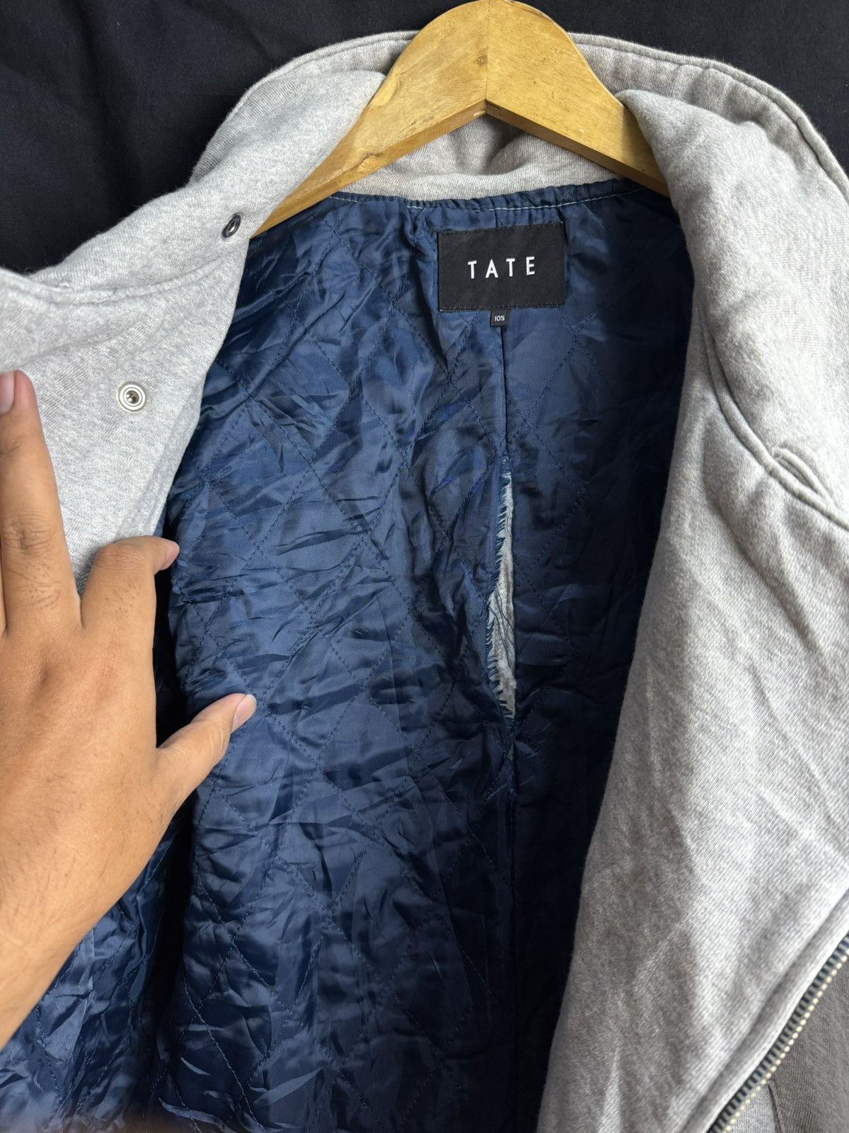 If Six Was Nine × Japanese Brand Asymmetrical Tate Jacket Sweat Japanese Brand Size US L / EU 52-54 / 3 - 7 Thumbnail