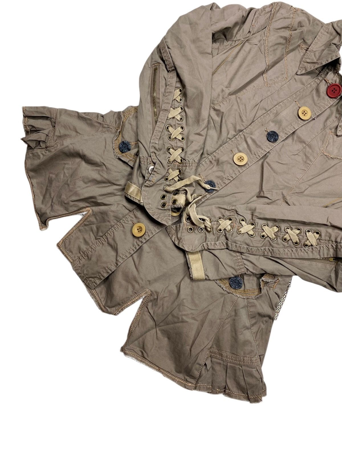 If Six Was Nine 2000s Girbaud - Apocalypse Style Rope Jacket Size US M / EU 48-50 / 2 - 7 Thumbnail
