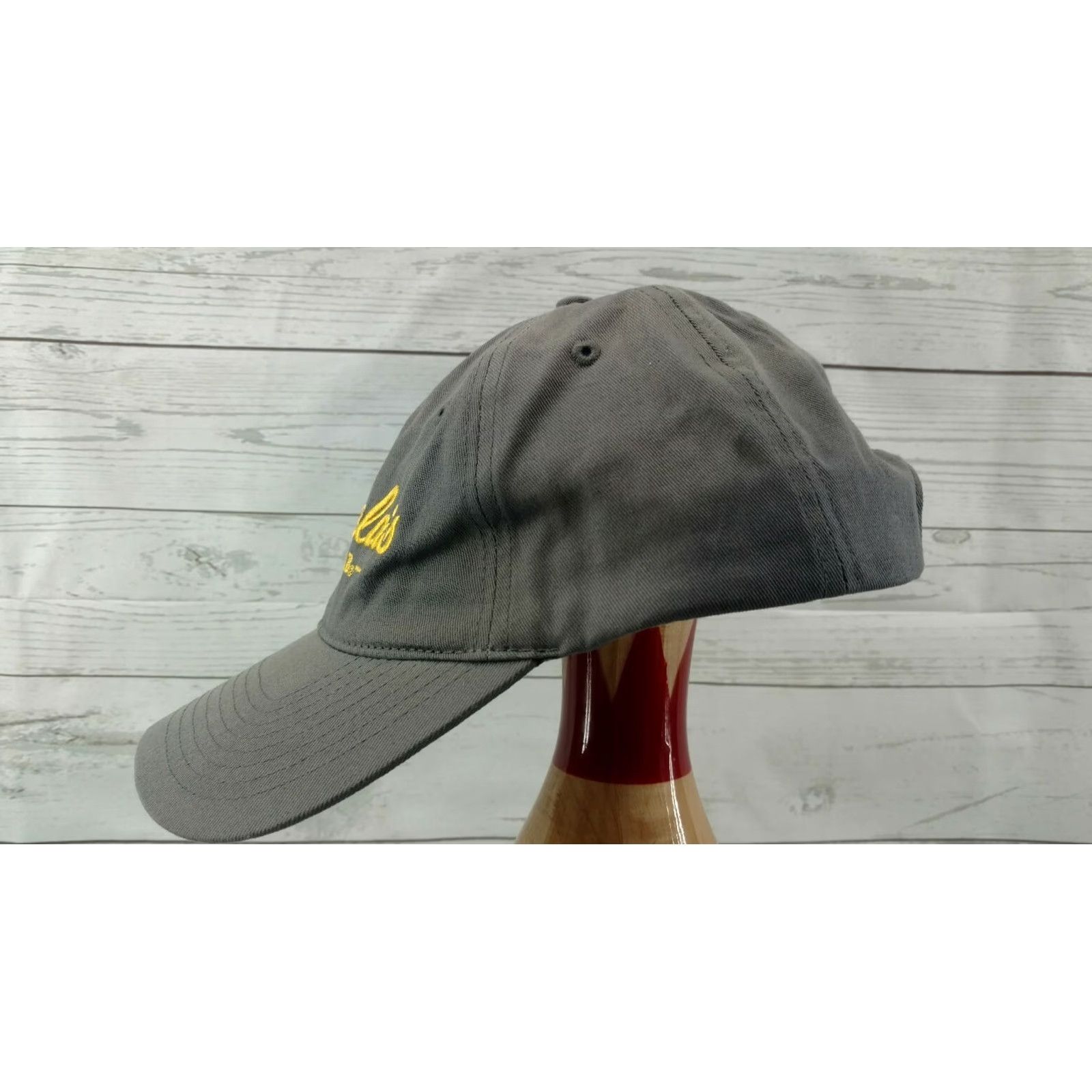 Vintage Cabela's Club Baseball Cap Hat Grey Adjustable Embroidered Logo Fishing Mens Size ONE SIZE - 5 Thumbnail