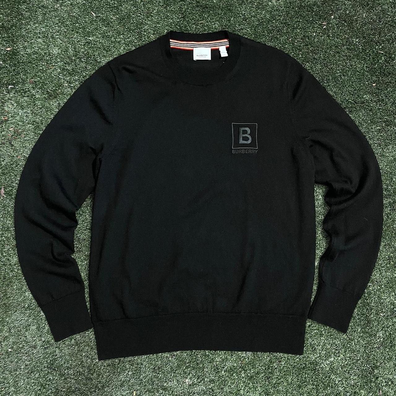 Burberry BURBERRY sweater black Size US L / EU 52-54 / 3 - 1 Thumbnail