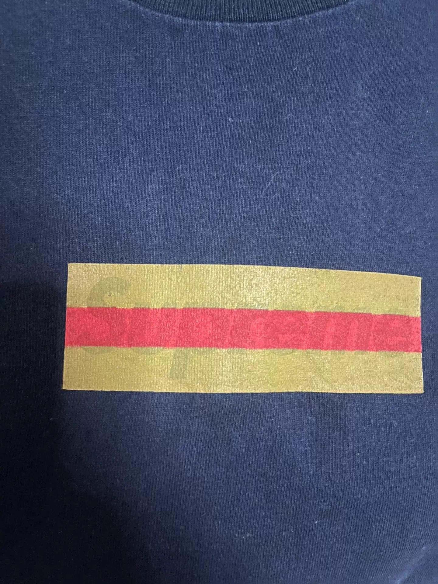 Supreme Supreme Box Logo Short Sleeve Tee Navy L Vintage Size US L / EU 52-54 / 3 - 2 Thumbnail