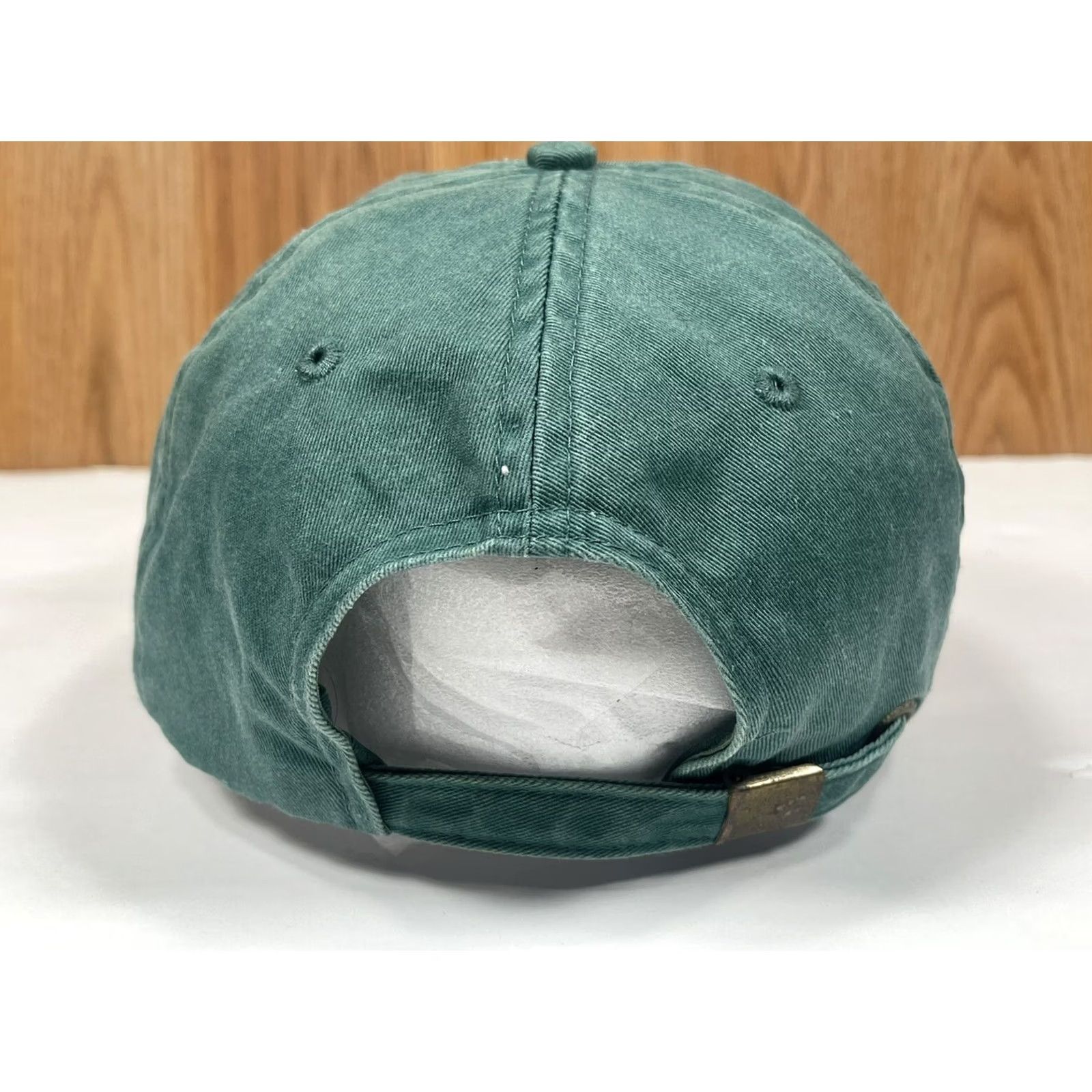 Anvil VINTAGE Anvil Canabill Weavers Adjustable Strap Back Hat Cap One Size Fits Most Green Size ONE SIZE - 4 Thumbnail