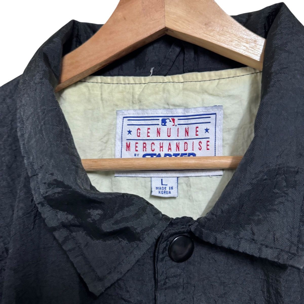 MLB Vintage San Francisco Giants Nylon Bomber Jacket Starter Size US L / EU 52-54 / 3 - 8 Thumbnail
