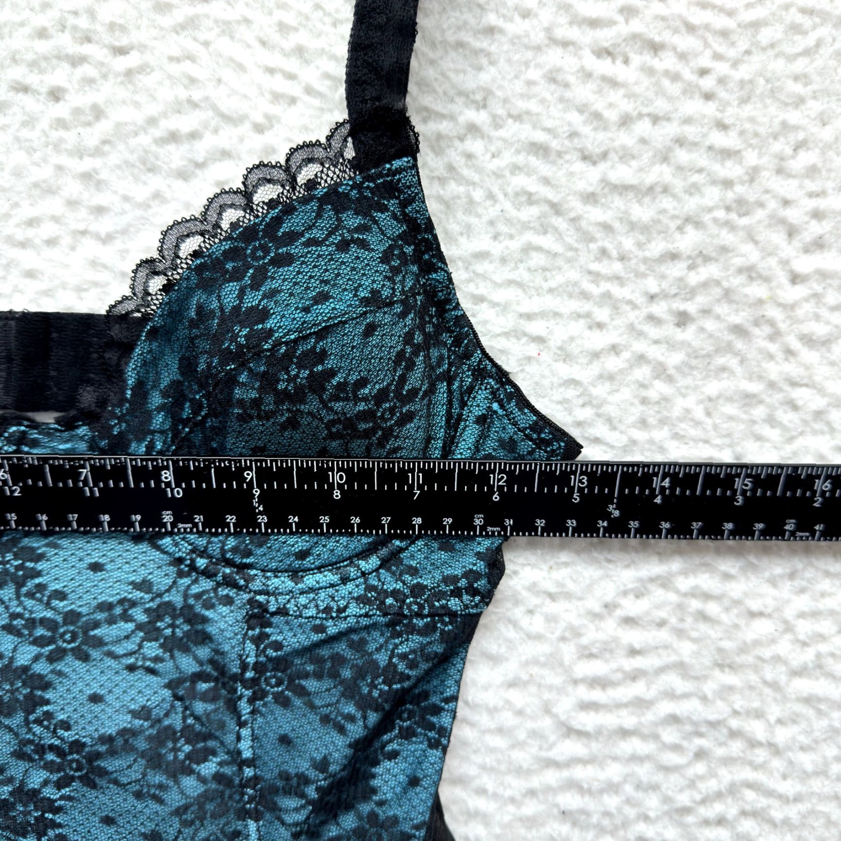 Vintage VINTAGE Rampage Camisole Slip Lingerie Small Blue Lace Cyber Goth Fairy S Womens Girls Size ONE SIZE - 4 Thumbnail