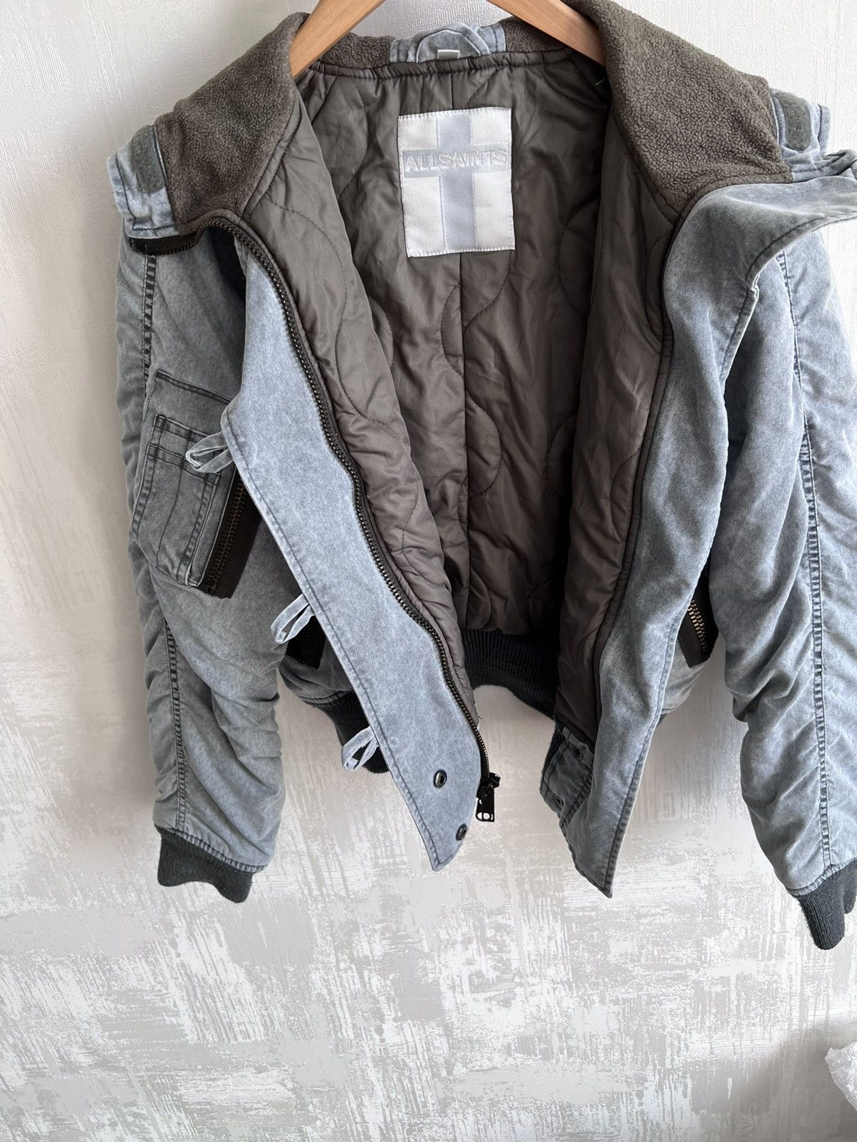 Allsaints Vintage Allsaints N-2B fur burned flight jacket US Size US S / EU 44-46 / 1 - 9 Thumbnail