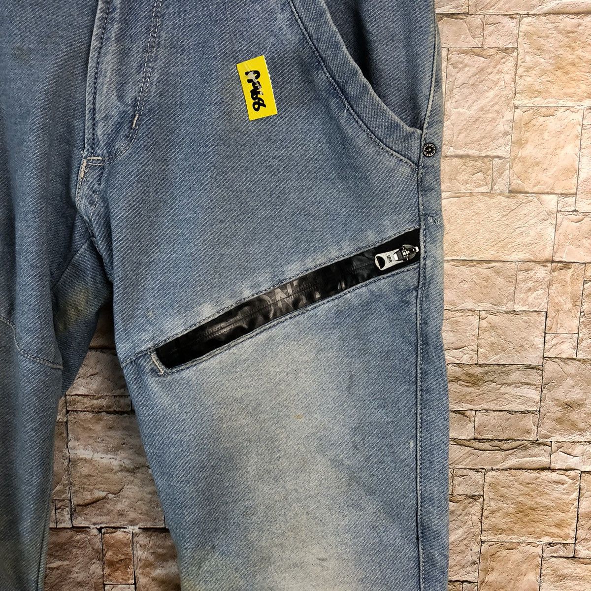 Japanese Brand Iz Frontier Blue Cargo Multipocket Pants #A968 Size US 32 / EU 48 - 11 Thumbnail