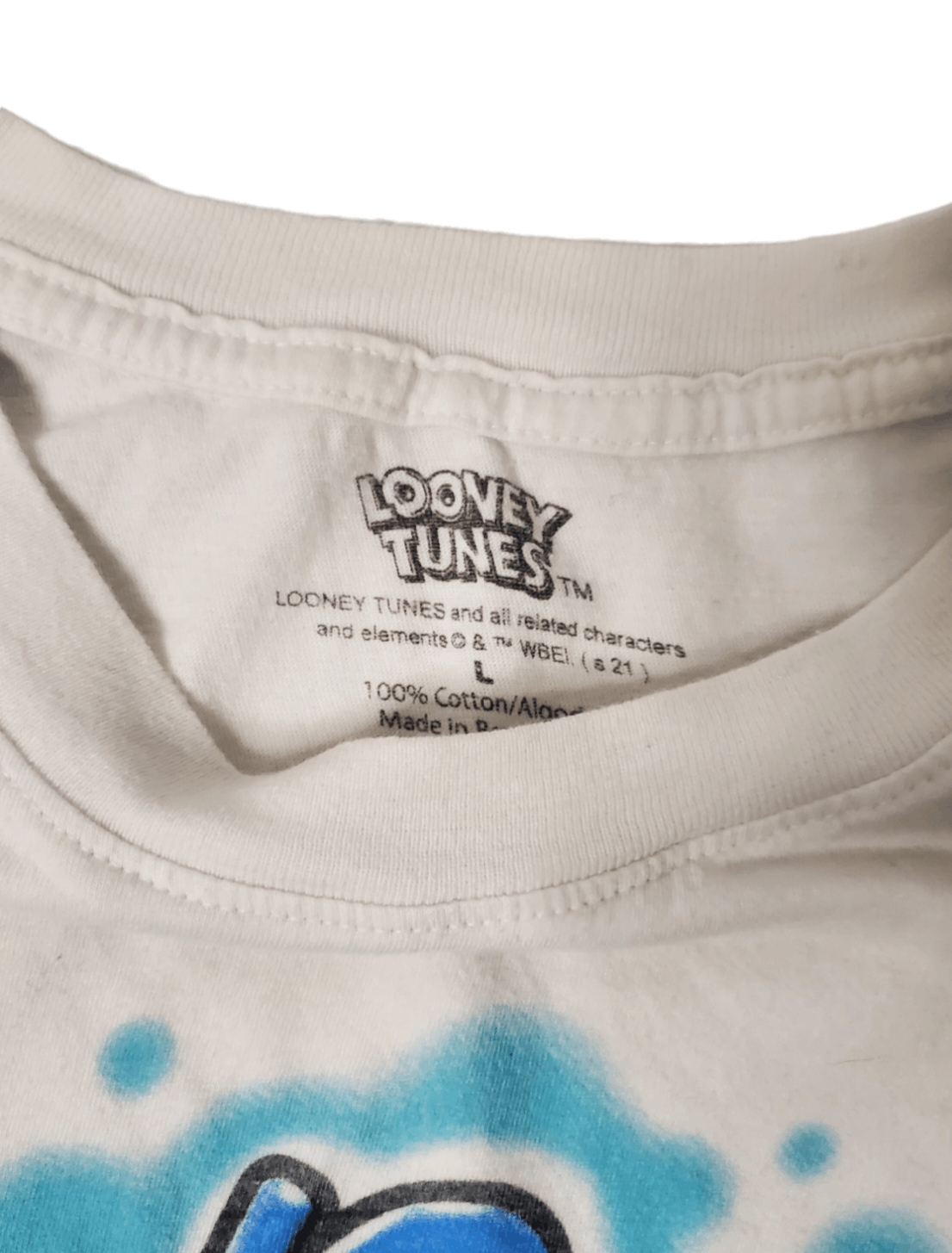 Warner Bros Looney Tunes Bugs Bunny Air Brush T-Shirt Size L / US 10 / IT 46 - 3 Thumbnail