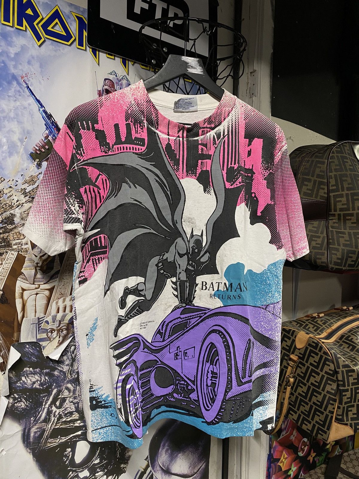 Vintage 1992 Batman Returns Movie T-Shirt Adult Medium