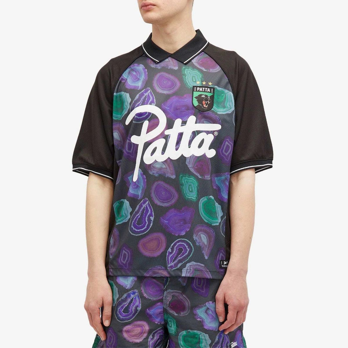 Patta o1mle0426 Patta Agathe Football Jersey T-Shirt in Multicolor Size US S / EU 44-46 / 1 - 2 Thumbnail
