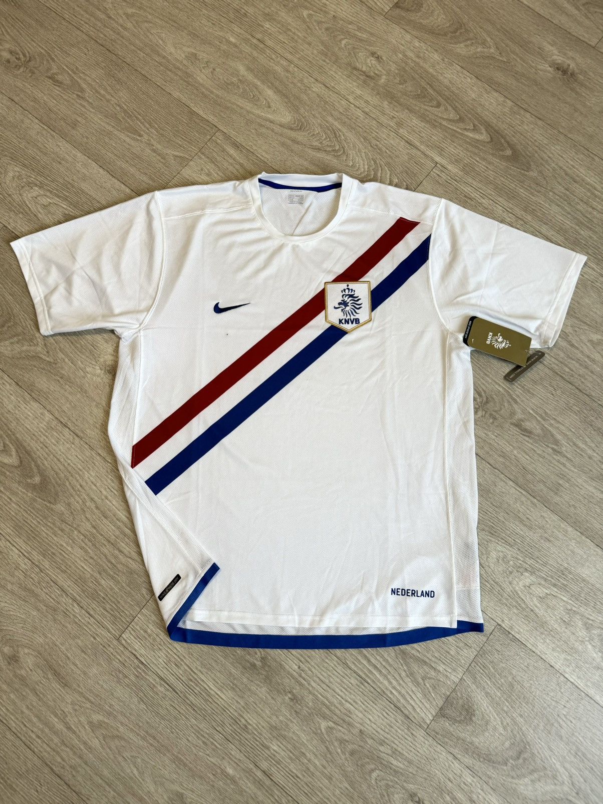 Nike 🔷Vintage Nike Netherlands 2006/07 Soccer jersey🔷 Size US XL / EU 56 / 4 - 1 Thumbnail