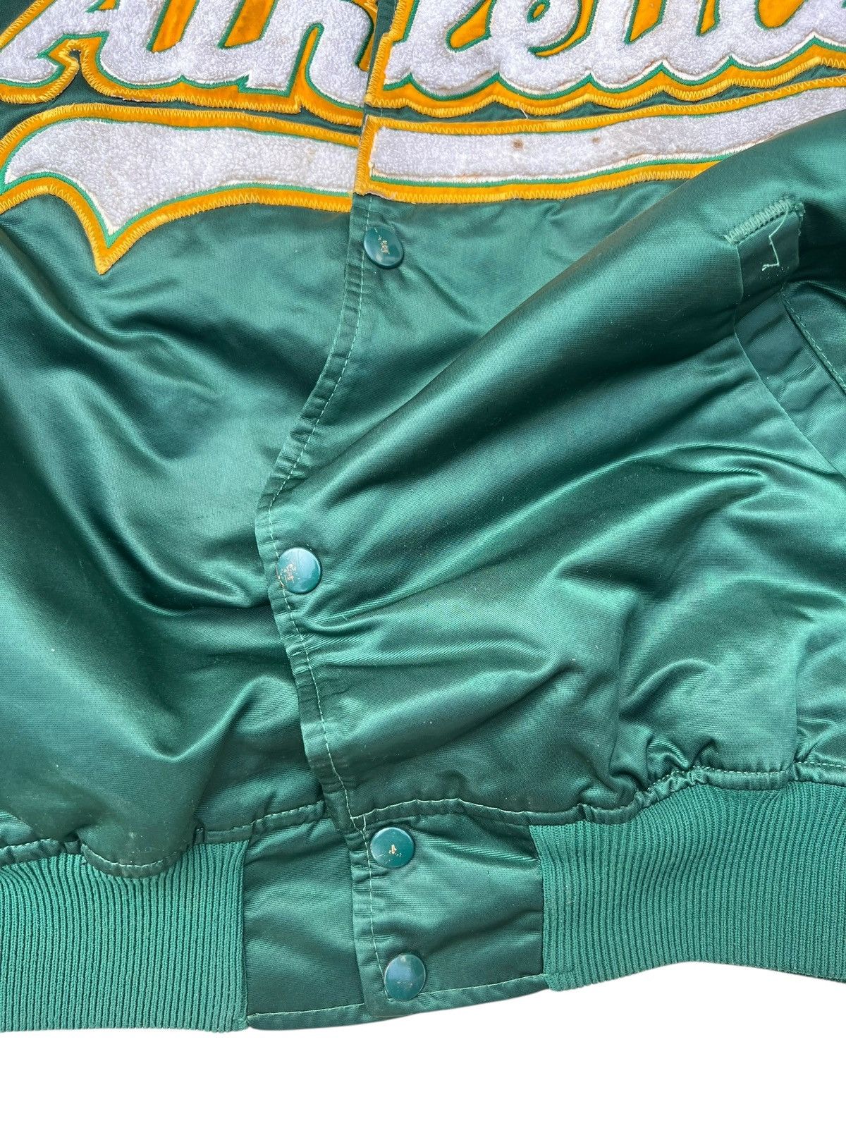 MLB Vintage 80s 90s Oakland A’s Athletics Starter Jacket Size US L / EU 52-54 / 3 - 25 Thumbnail