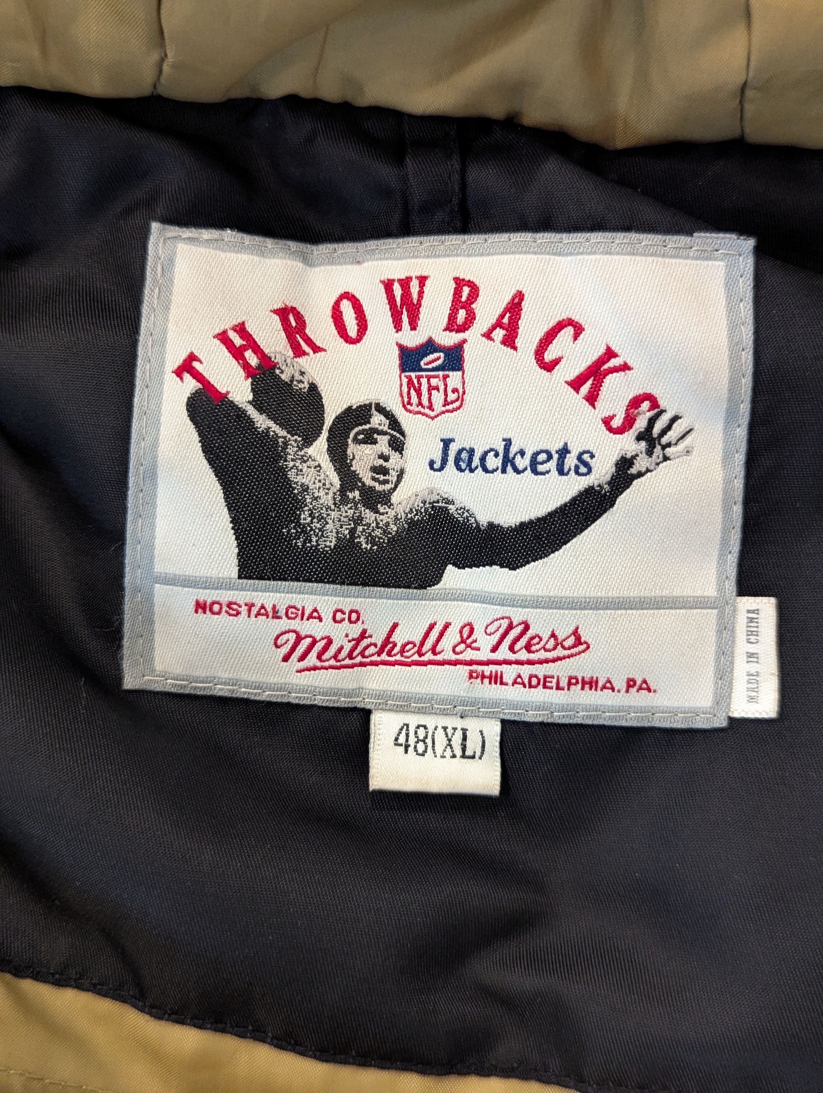Mitchell & Ness Rare Vintage New Orleans Saints XL Hooded Field Jacket Size US XL / EU 56 / 4 - 12 Thumbnail