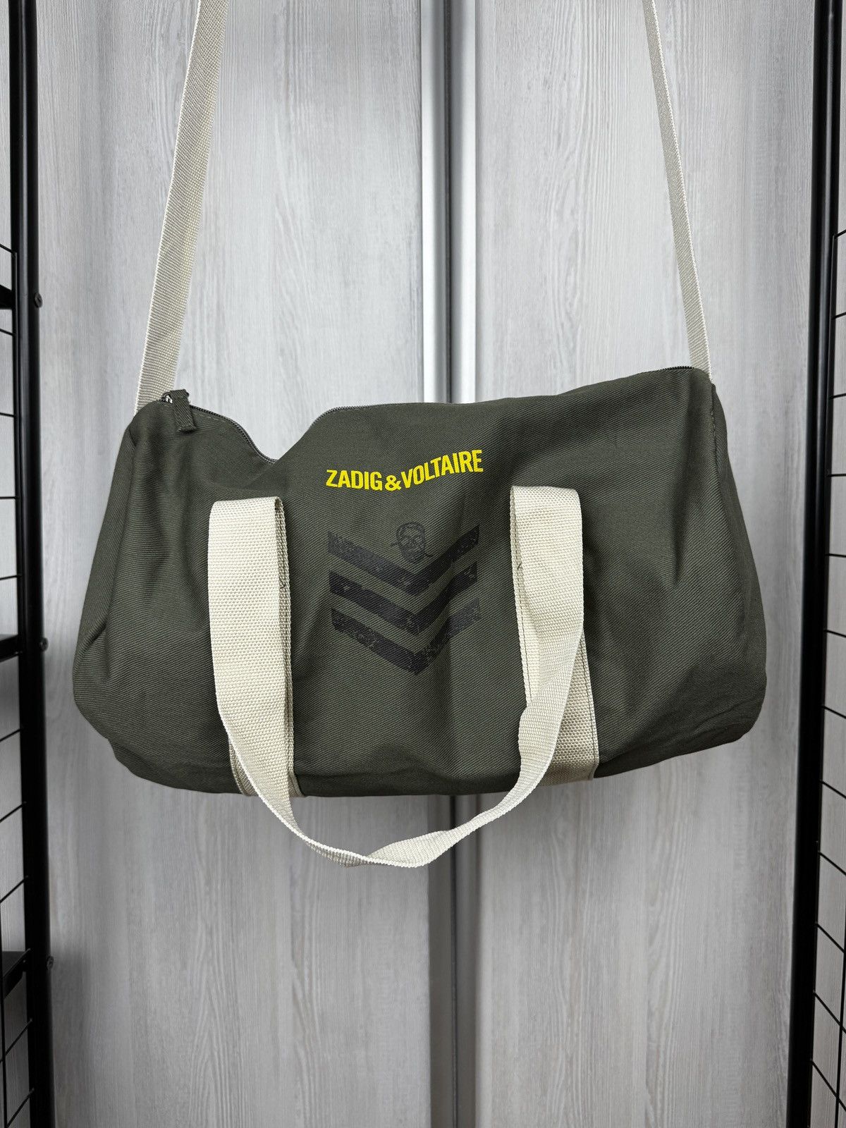 Zadig & Voltaire Zadig & Voltaire khaki green cotton travel bag Size ONE SIZE - 3 Thumbnail