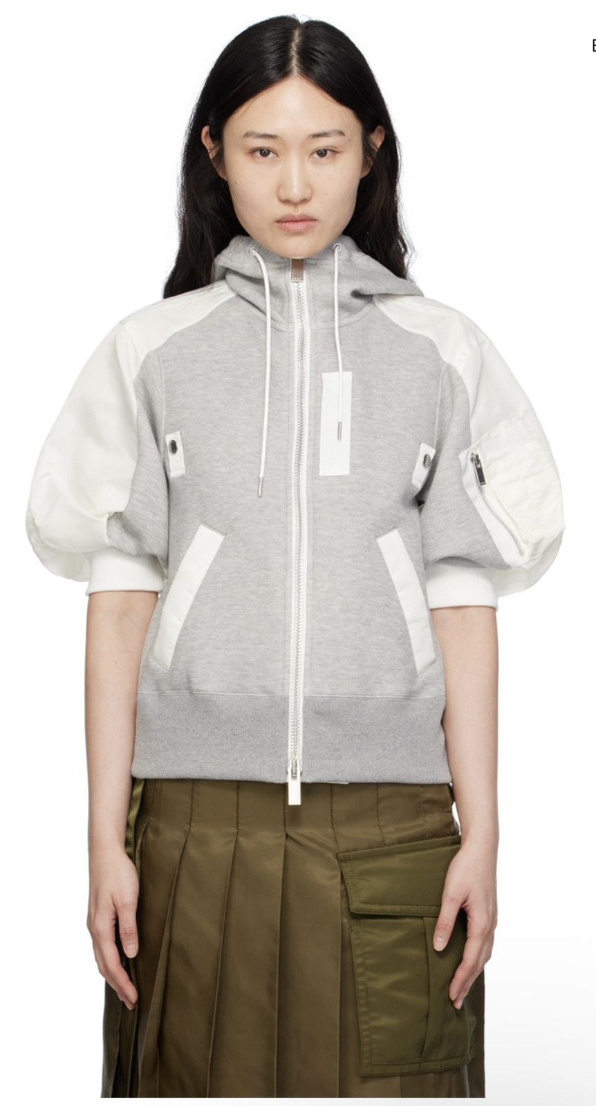 Sacai Sacai Sponge Sweat Blouson Size M / US 6-8 / IT 42-44 - 2 Thumbnail
