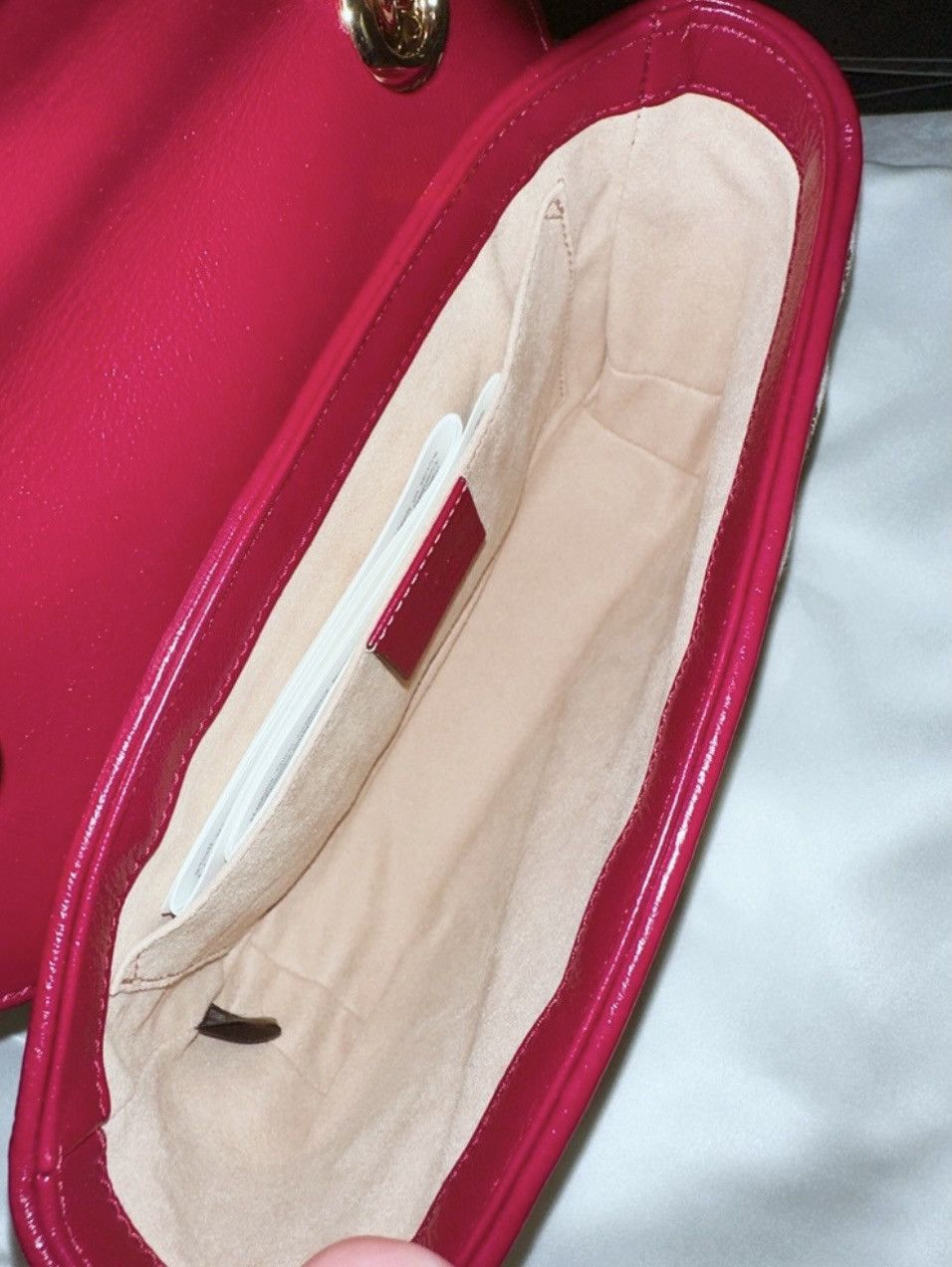 Gucci Gucci GG Marmont Mini Flap Canvas Quilted Bag Size ONE SIZE - 3 Thumbnail
