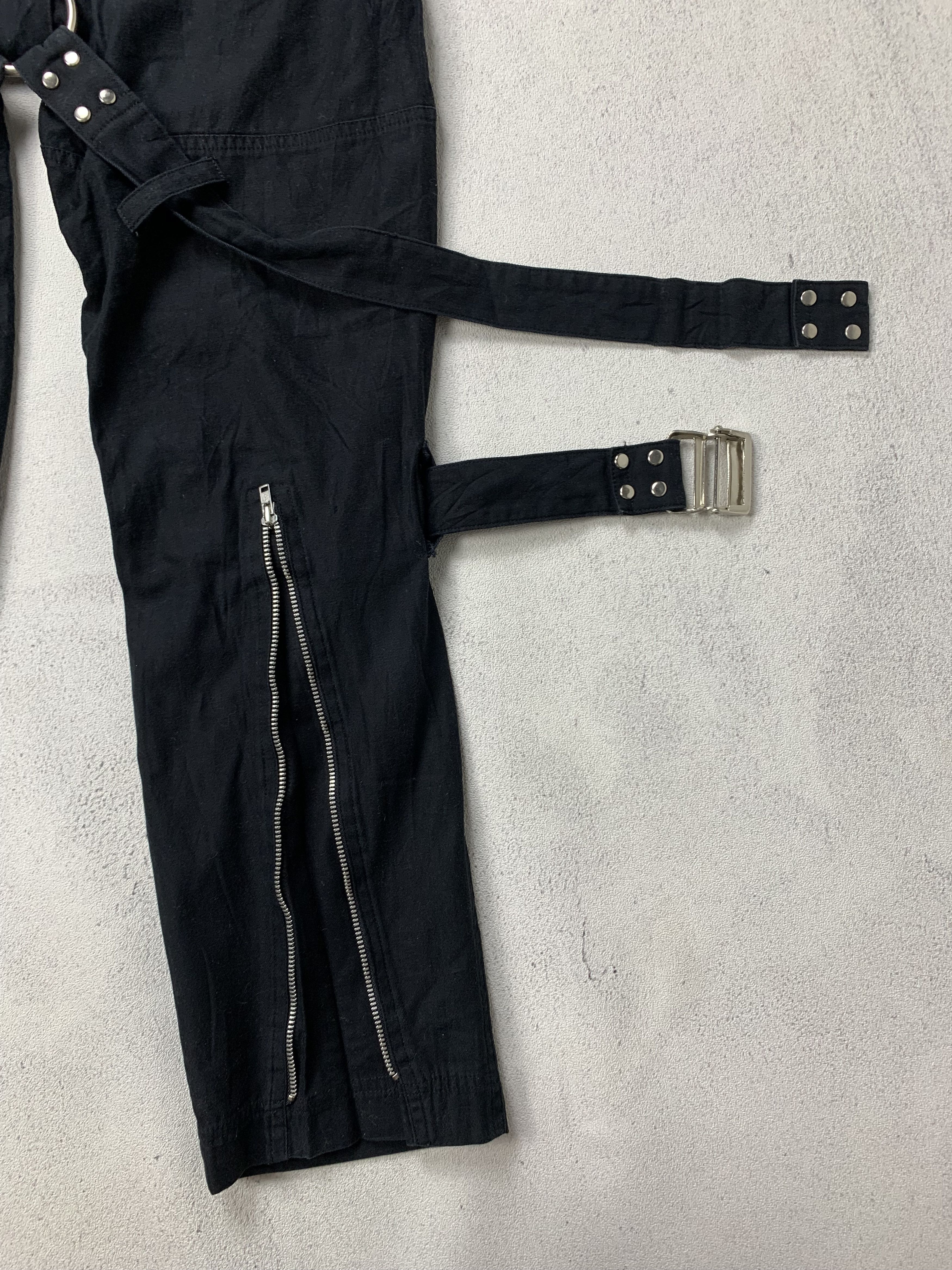 Seditionaries Milkboy Punk Bondage Japanese Brand Black Pants Size US 33 - 7 Thumbnail