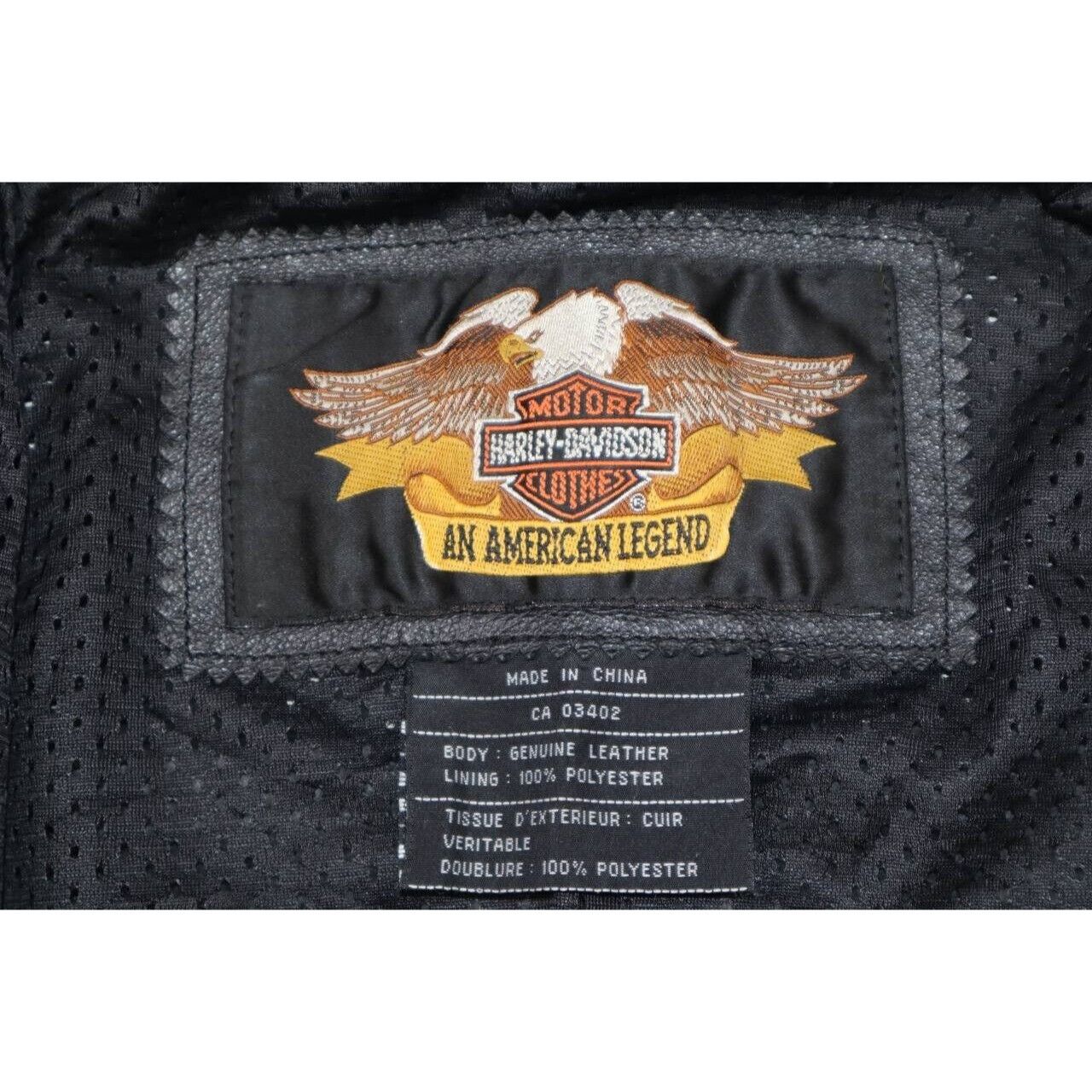 Harley Davidson Harley Davidson Black Leather Jacket Womens Size Small Size S / US 4 / IT 40 - 3 Thumbnail