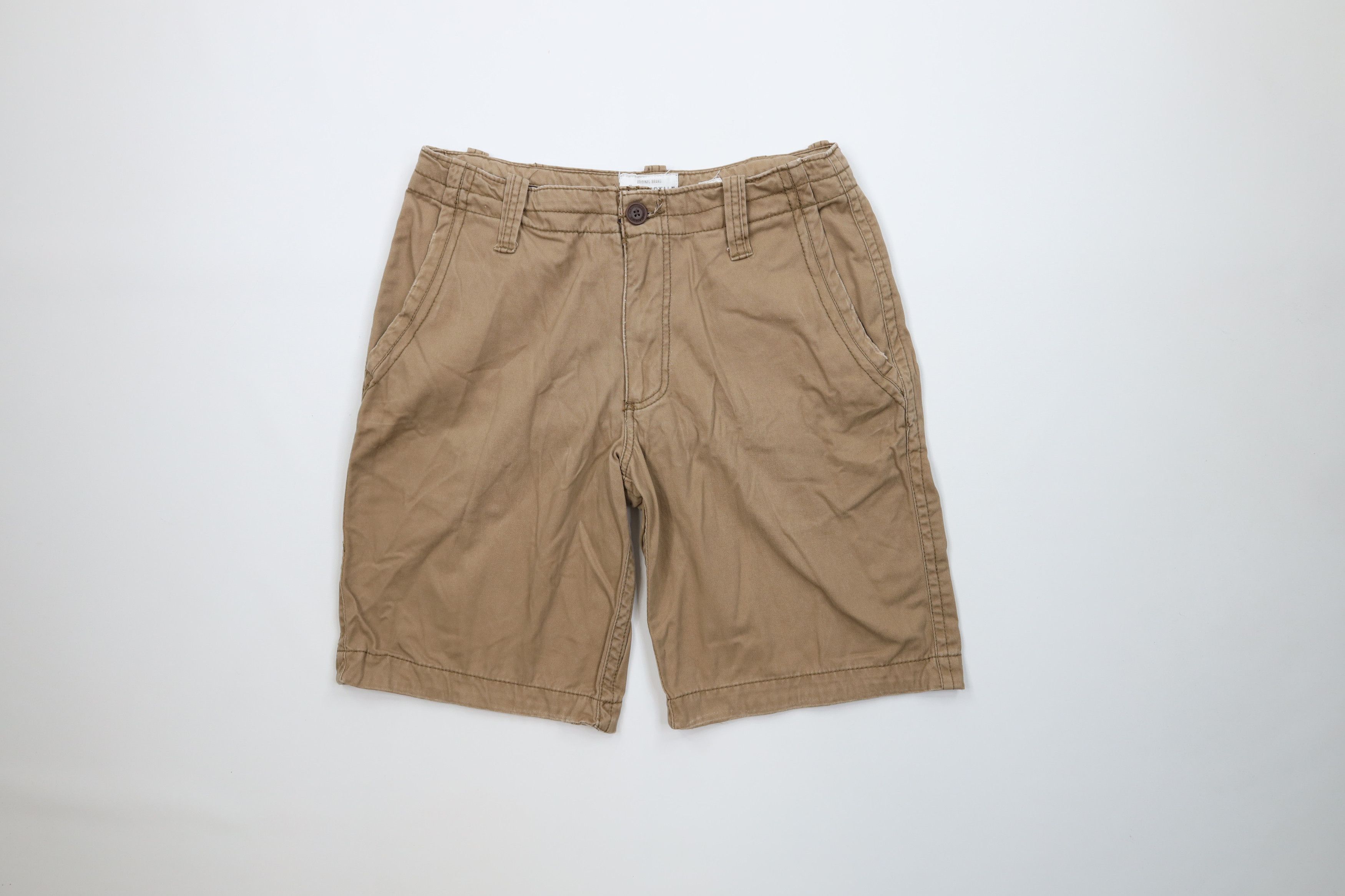 Aeropostale Vintage Y2K Aeropostale Front Heavyweight Chino Shorts Beige Size US 32 / EU 48 - 1 Thumbnail