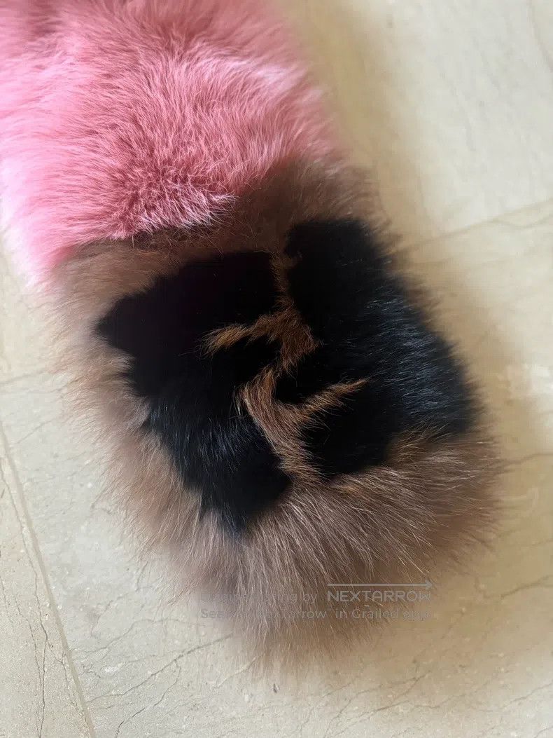 Fendi Fendi size 16*146 cm Limited Showpiece High-End Orange Pink Size ONE SIZE - 4 Thumbnail