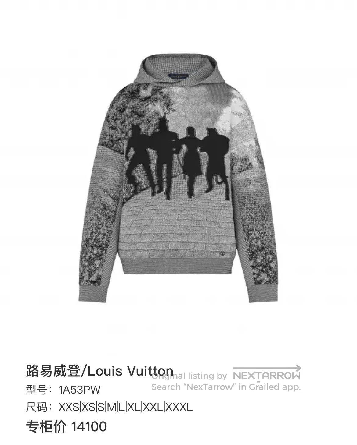 Louis Vuitton louis vuitton green fairy hoodie size xs. Size US XS / EU 42 / 0 - 8 Thumbnail