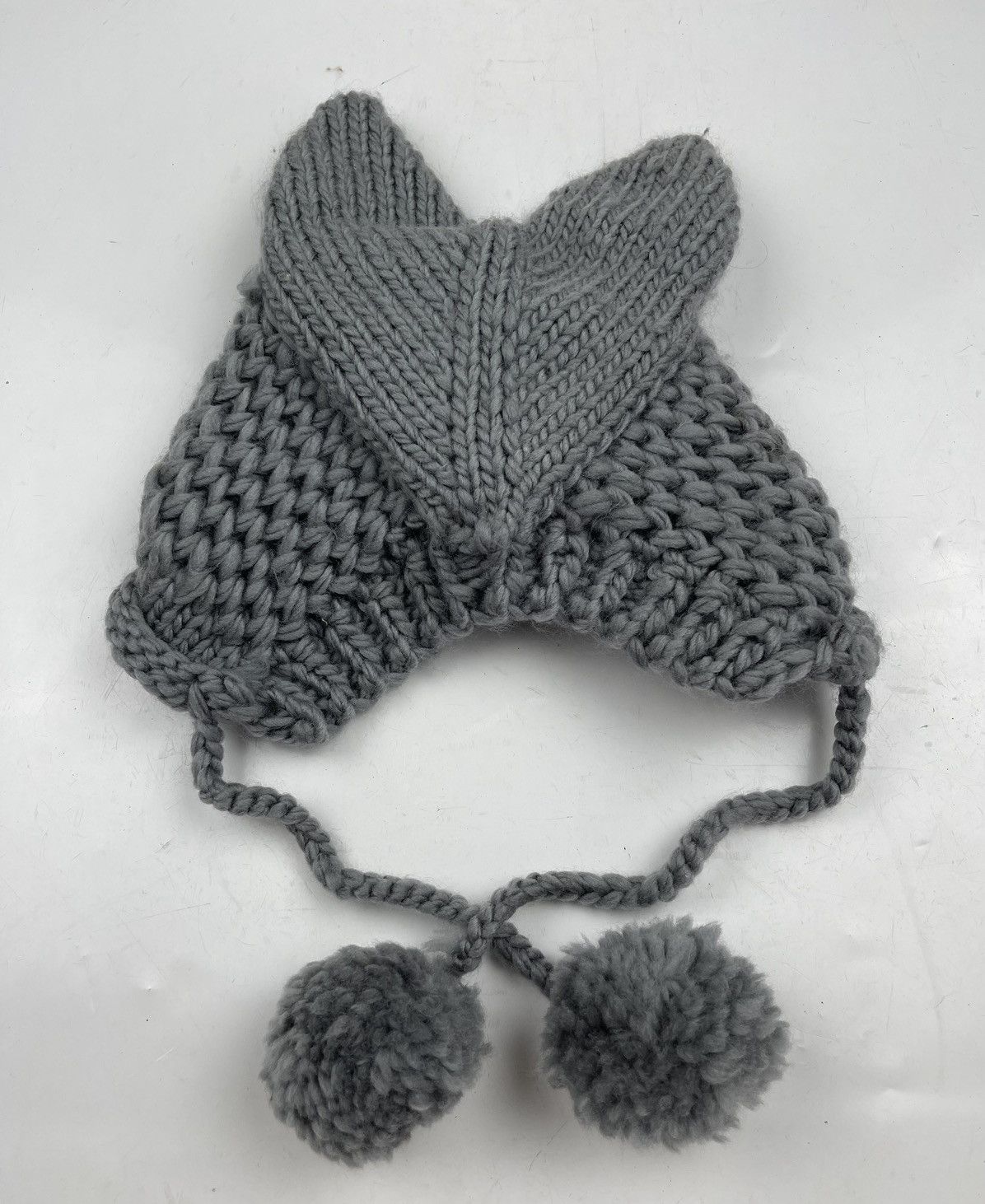 Japanese Brand bunny style beanie hat winter hat tc26 Size ONE SIZE - 3 Thumbnail