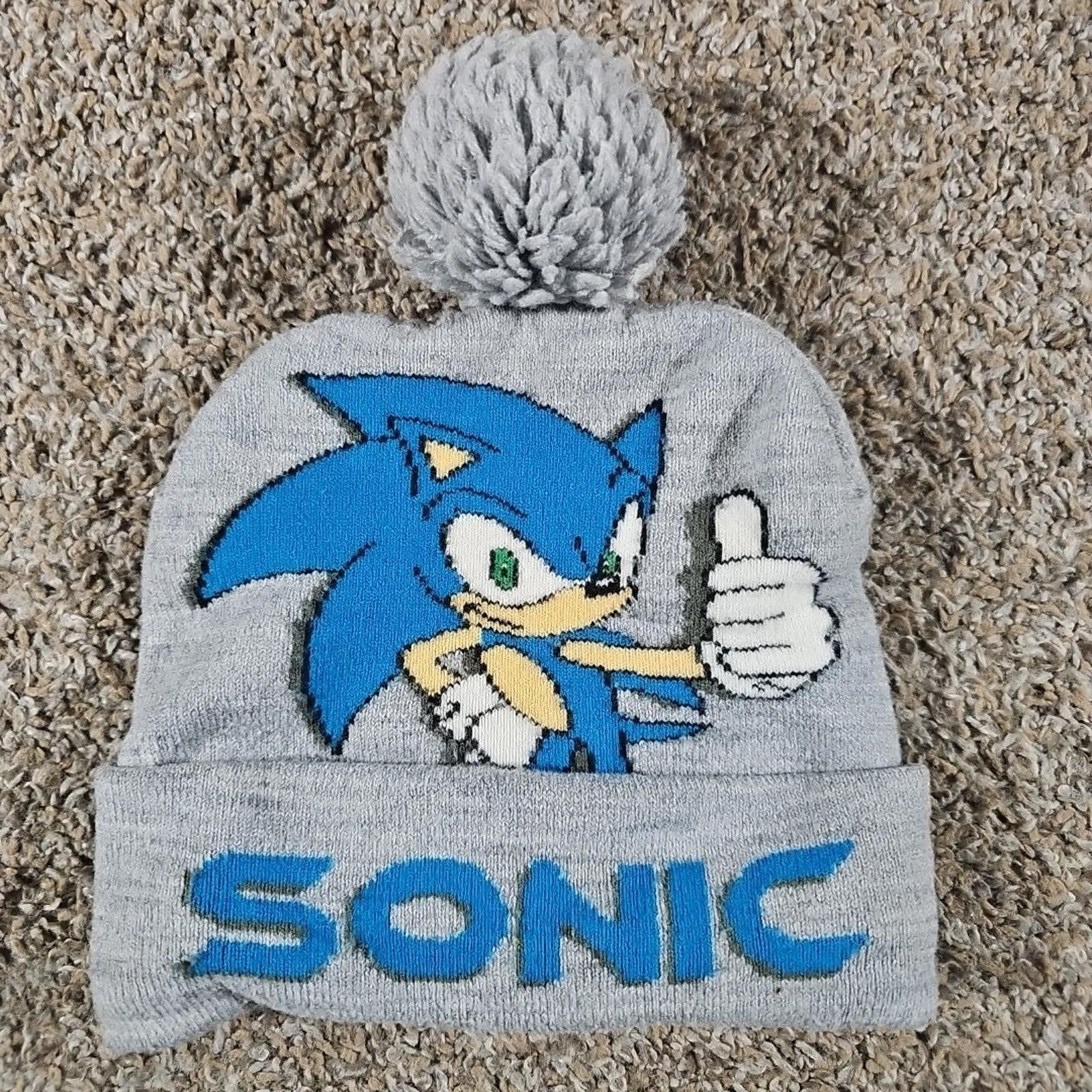 semanticdesign sega sonic the hedgehog Youth OSFM winter Hat Beanie Size ONE SIZE - 1 Thumbnail