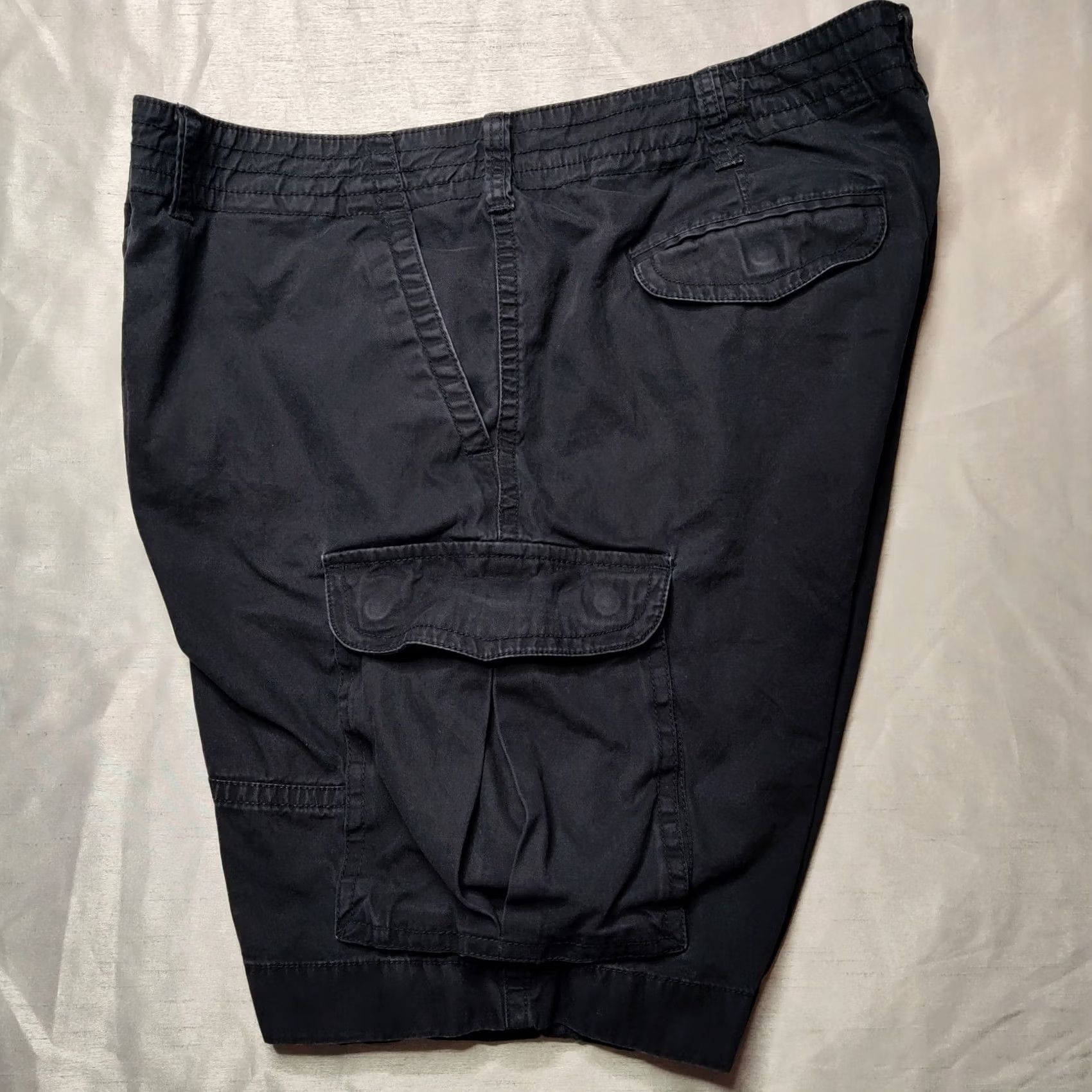 Tommy Hilfiger TOMMY HILFIGER Cargo Shorts Black Cotton 10" Heavyweight Men 42 Size US 42 / EU 58 - 2 Thumbnail