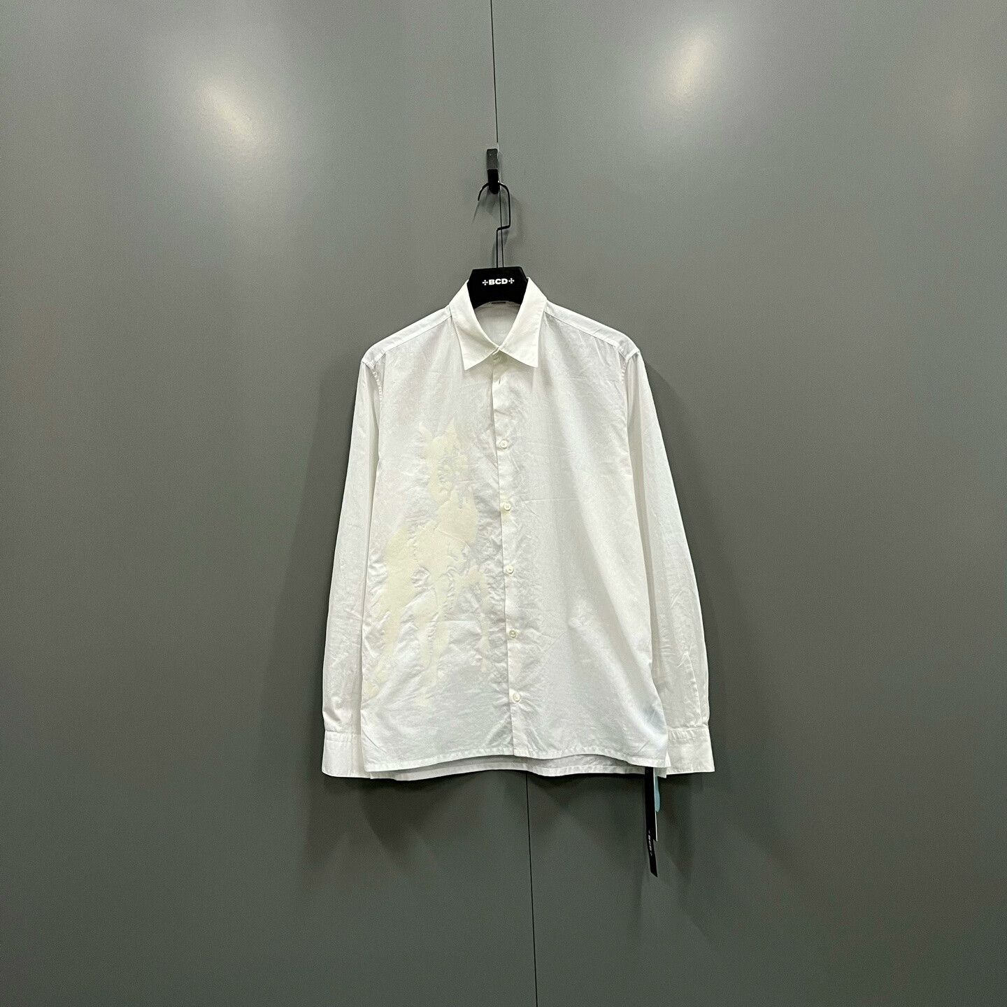 Hermes HERMES White Printed Long-Sleeve Shirt Size US XXS / EU 40 - 1 Thumbnail