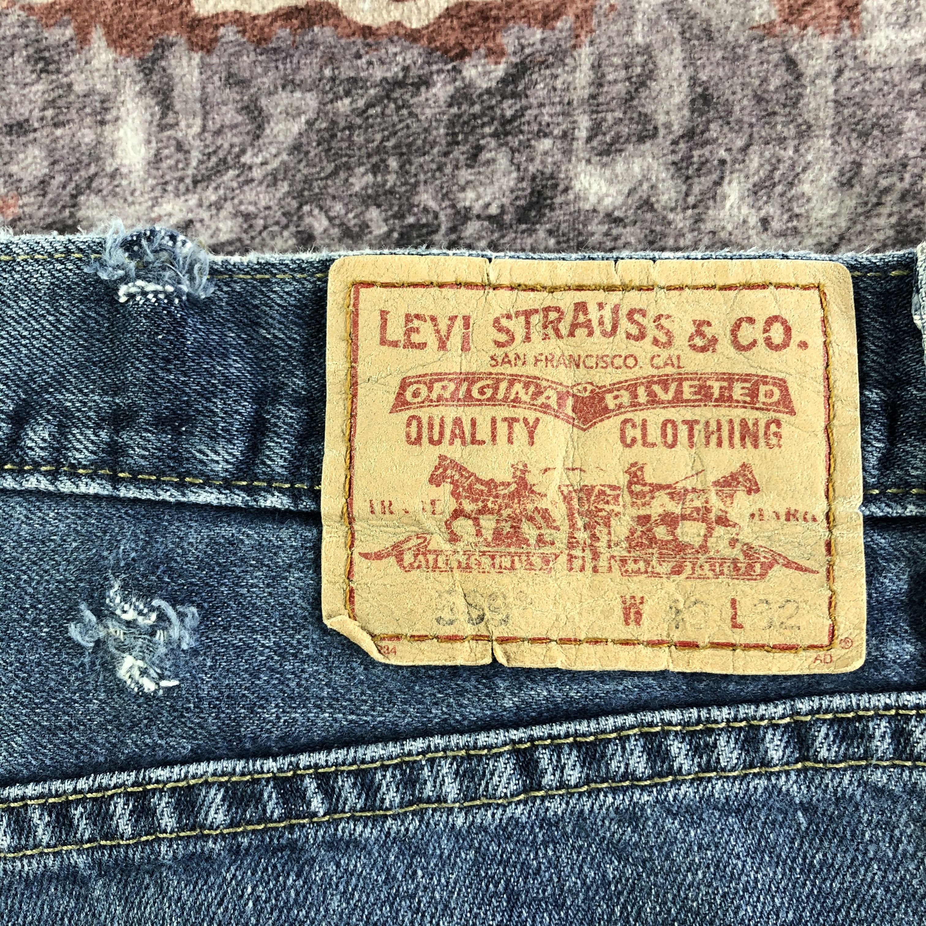 Levi's × Vintage Vintage Blue Wash Levis 569 Jeans-JM3451 Size US 42 / EU 58 - 6 Thumbnail