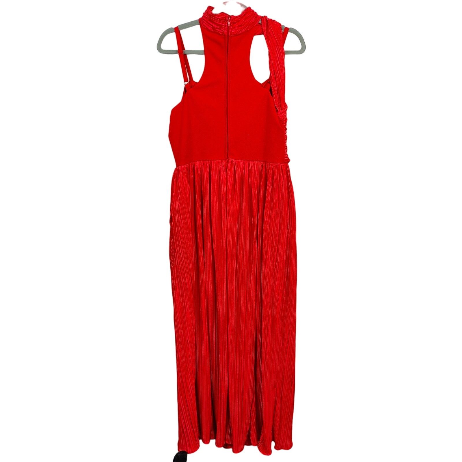 strapless open back dress Lucia Dress with Red Sash – Gift Chalet main image 1