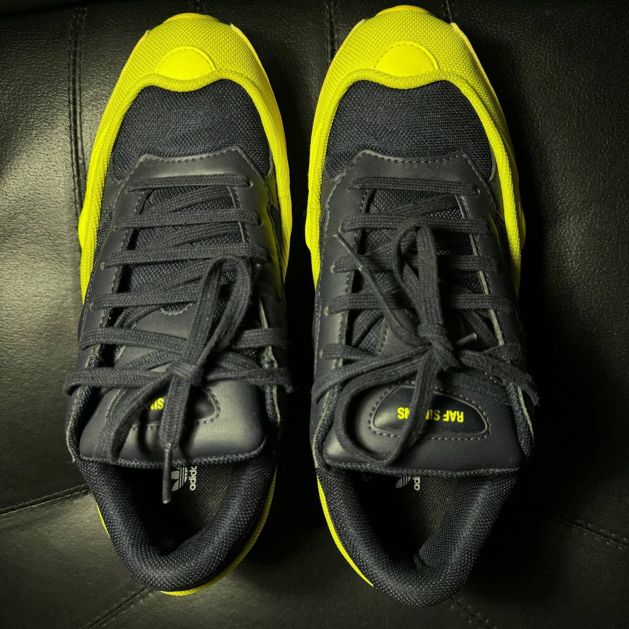 Adidas × Raf Simons 7,5us Adidas Raf Simons Ozweego Yellow FW18 Size US 7.5 / EU 40-41 - 7 Thumbnail