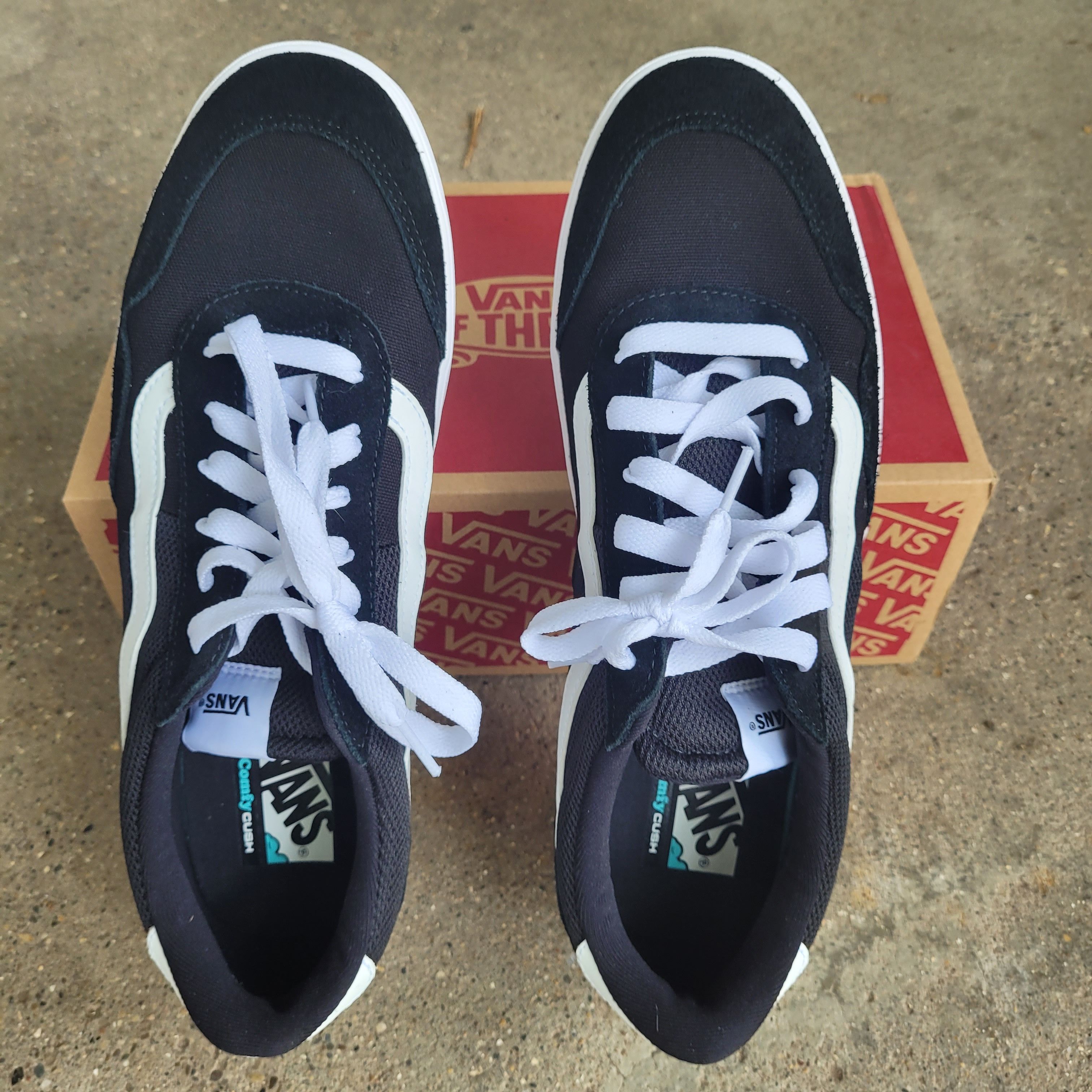 Vans Cruze Too CC Vans Low Top Sneakers (Staple) Black/White Size US 12 / EU 45 - 2 Thumbnail