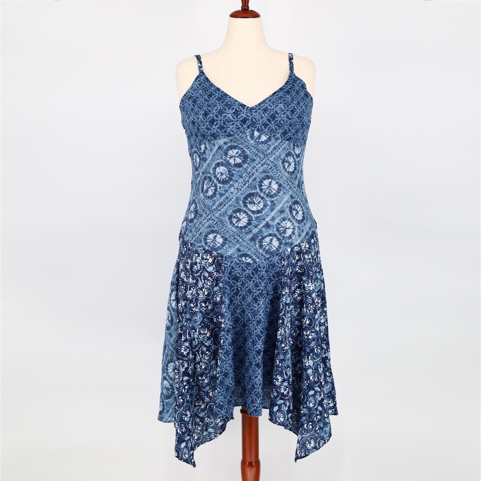 Ralph Lauren Lauren Ralph Lauren Women Linen Patchwork Midi Dress Size 12 Size XL / US 12-14 / IT 48-50 - 3 Thumbnail
