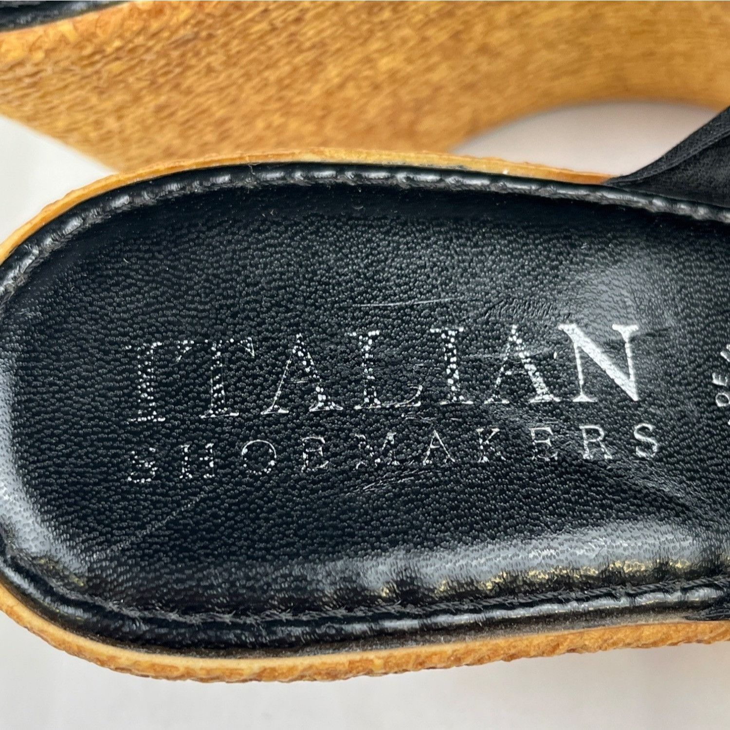 Other Italian Shoesmakers Women's Black Shoes/Wedge Sandals Sz 9 S Size US 9 / IT 39 - 9 Thumbnail