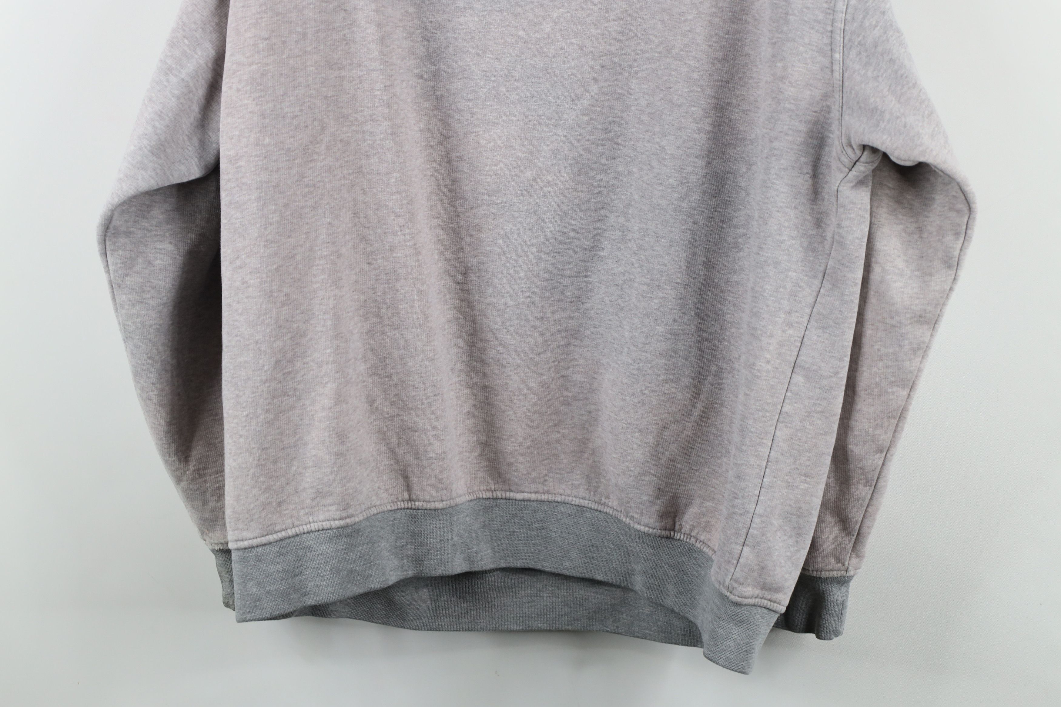 Adidas × Vintage Vintage Adidas Spell Out Striped Crewneck Sweatshirt Gray Size US L / EU 52-54 / 3 - 14 Thumbnail